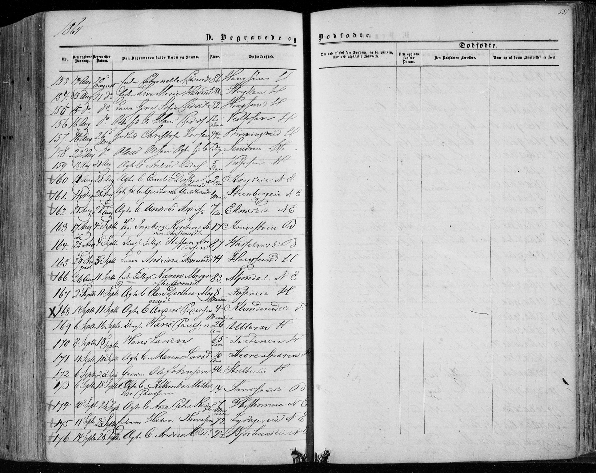 Eiker kirkebøker, AV/SAKO-A-4/F/Fa/L0016: Ministerialbok nr. I 16, 1860-1868, s. 554
