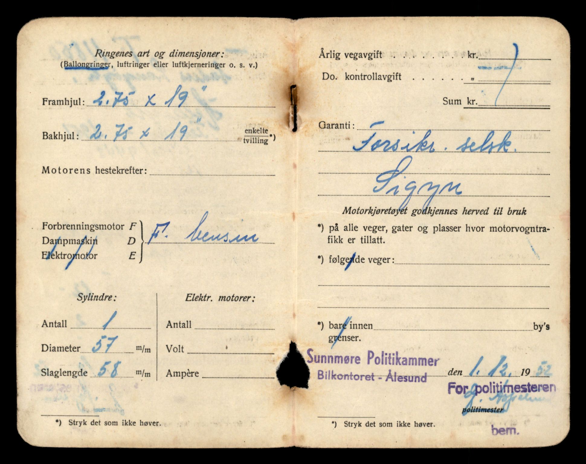 Møre og Romsdal vegkontor - Ålesund trafikkstasjon, AV/SAT-A-4099/F/Fe/L0031: Registreringskort for kjøretøy T 11800 - T 11996, 1927-1998, s. 910