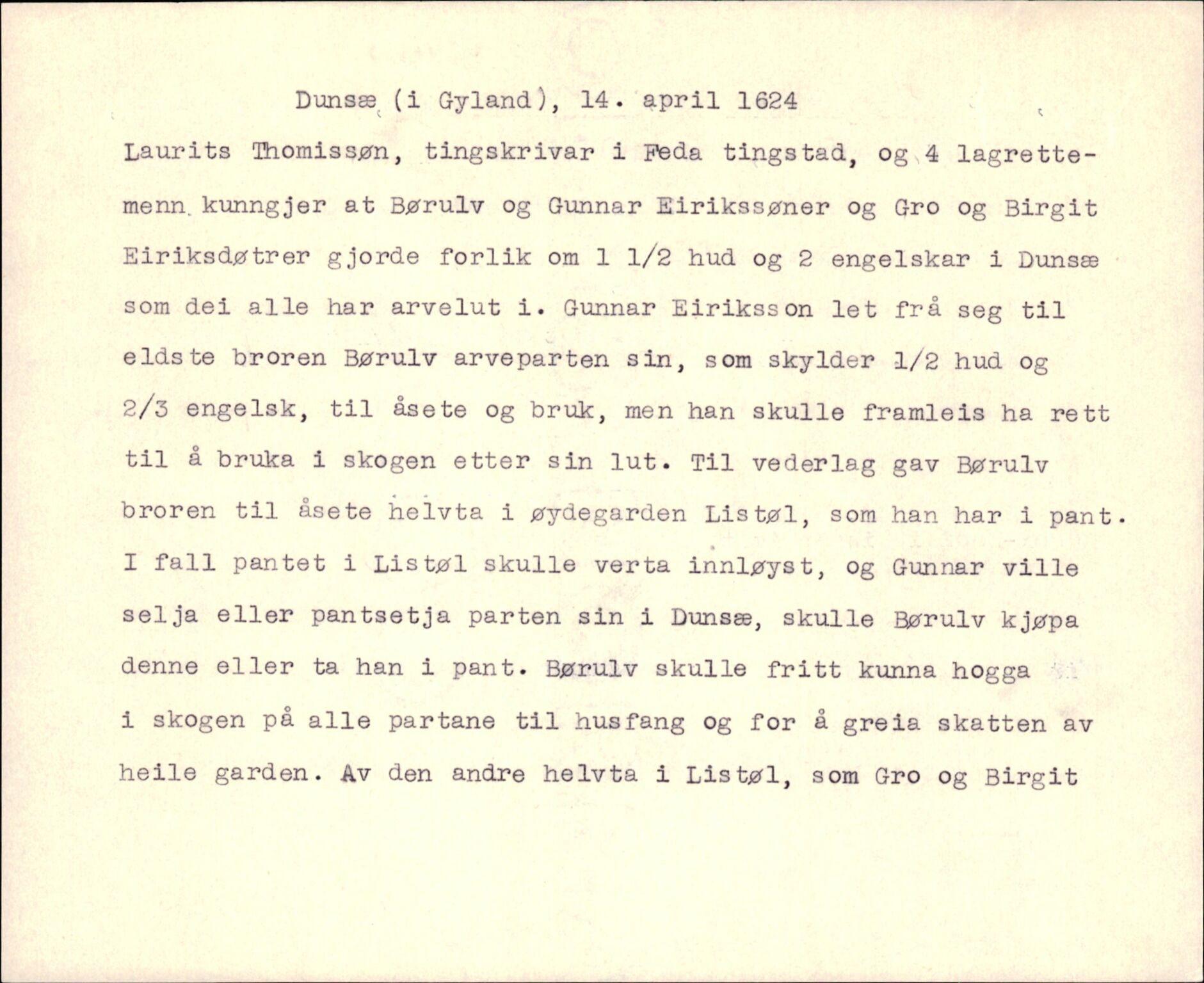 Riksarkivets diplomsamling, AV/RA-EA-5965/F35/F35d/L0003: Innlånte diplomer, seddelregister, 1621-1642, s. 87