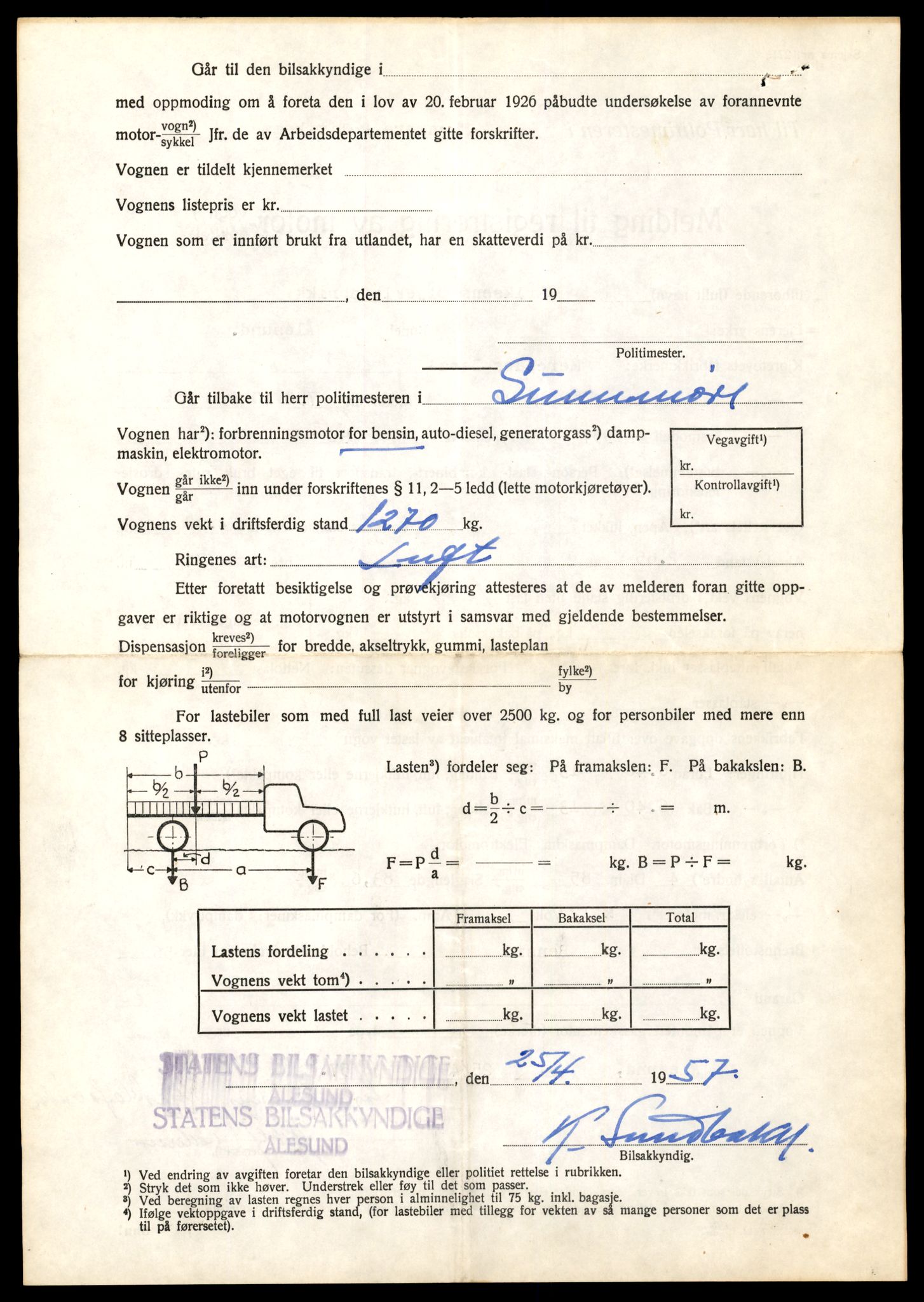Møre og Romsdal vegkontor - Ålesund trafikkstasjon, SAT/A-4099/F/Fe/L0019: Registreringskort for kjøretøy T 10228 - T 10350, 1927-1998, s. 2282