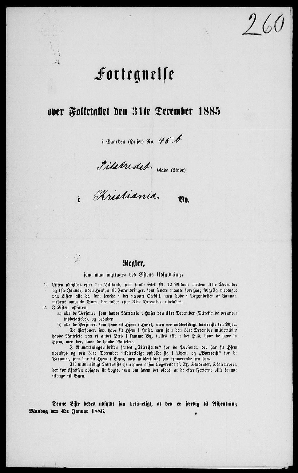 RA, Folketelling 1885 for 0301 Kristiania kjøpstad, 1885, s. 2253