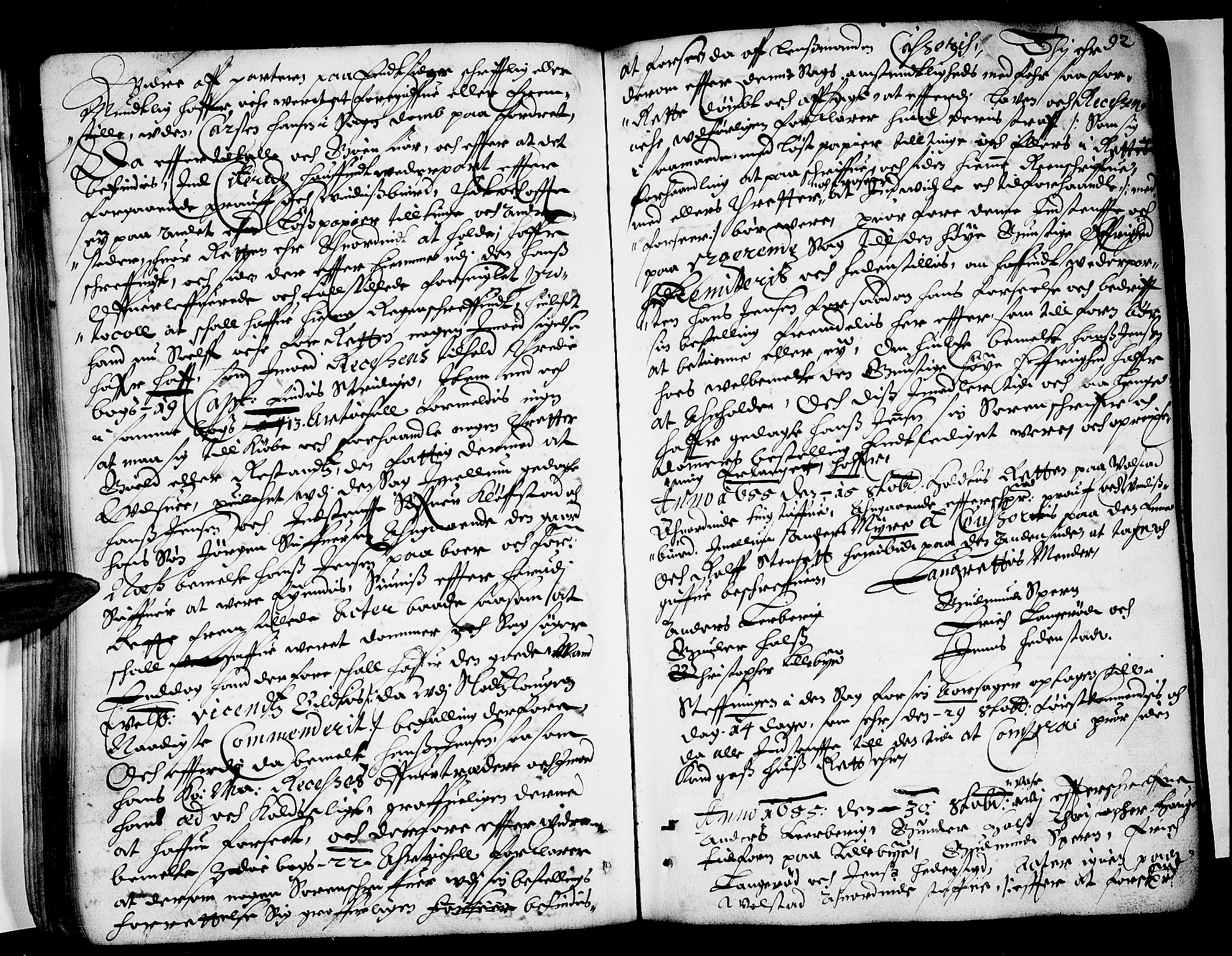 Eiker, Modum og Sigdal sorenskriveri, AV/SAKO-A-123/F/Fa/Faa/L0002: Tingbok, 1653-1657, s. 92