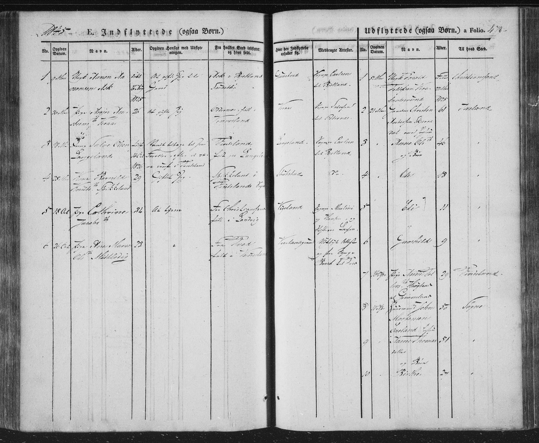 Vennesla sokneprestkontor, SAK/1111-0045/Fa/Fac/L0004: Ministerialbok nr. A 4, 1834-1855, s. 478