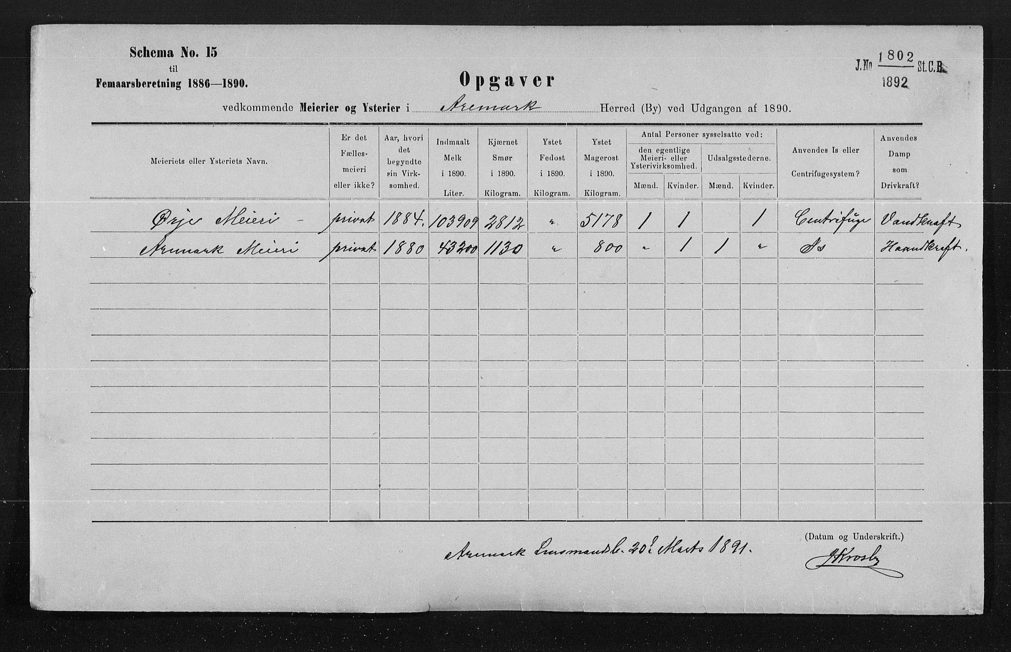 Statistisk sentralbyrå, Næringsøkonomiske emner, Generelt - Amtmennenes femårsberetninger, AV/RA-S-2233/F/Fa/L0077: --, 1890, s. 295