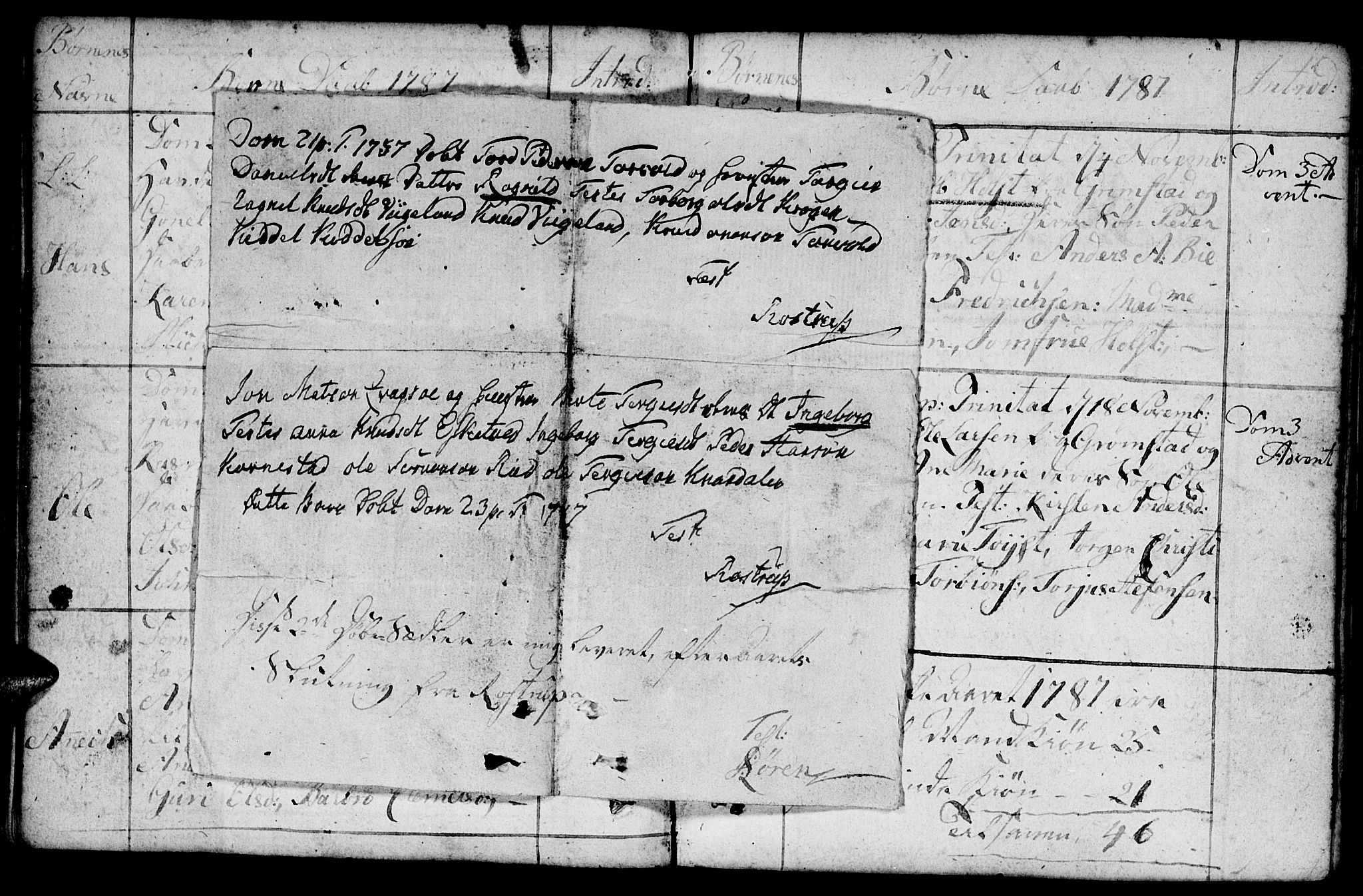 Fjære sokneprestkontor, AV/SAK-1111-0011/F/Fb/L0005: Klokkerbok nr. B 5, 1785-1803, s. 41