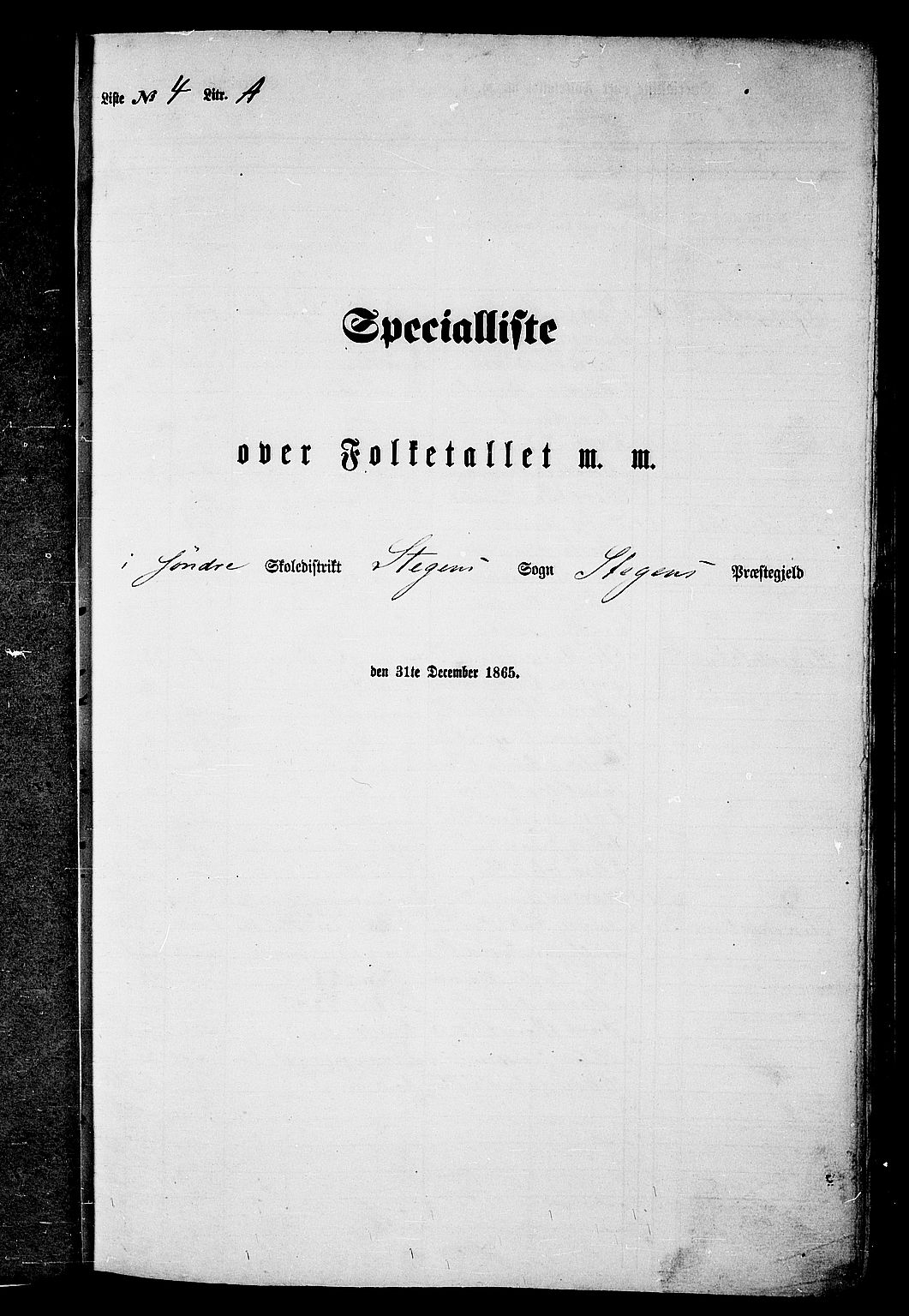 RA, Folketelling 1865 for 1848P Steigen prestegjeld, 1865, s. 42