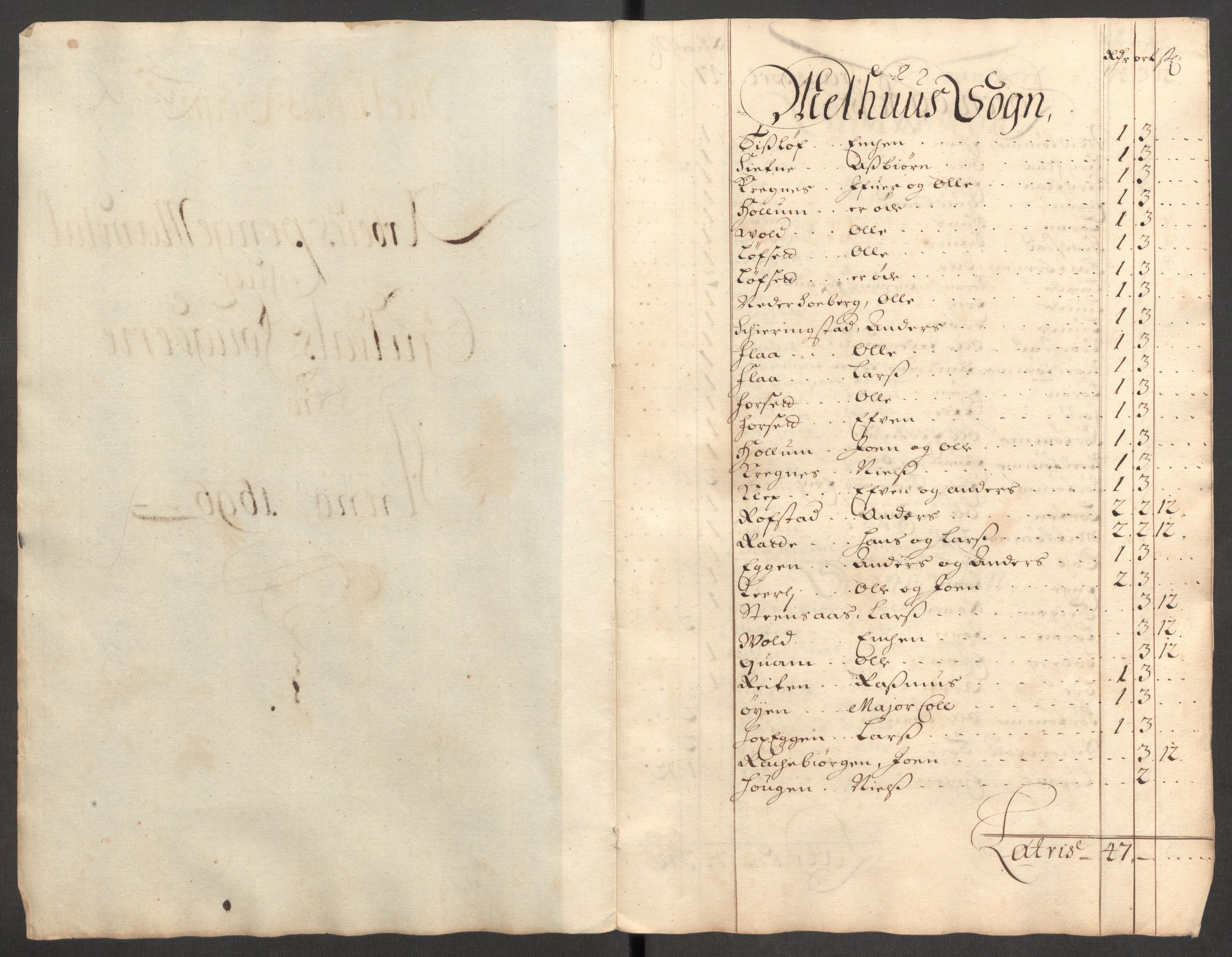 Rentekammeret inntil 1814, Reviderte regnskaper, Fogderegnskap, RA/EA-4092/R60/L3946: Fogderegnskap Orkdal og Gauldal, 1696, s. 375