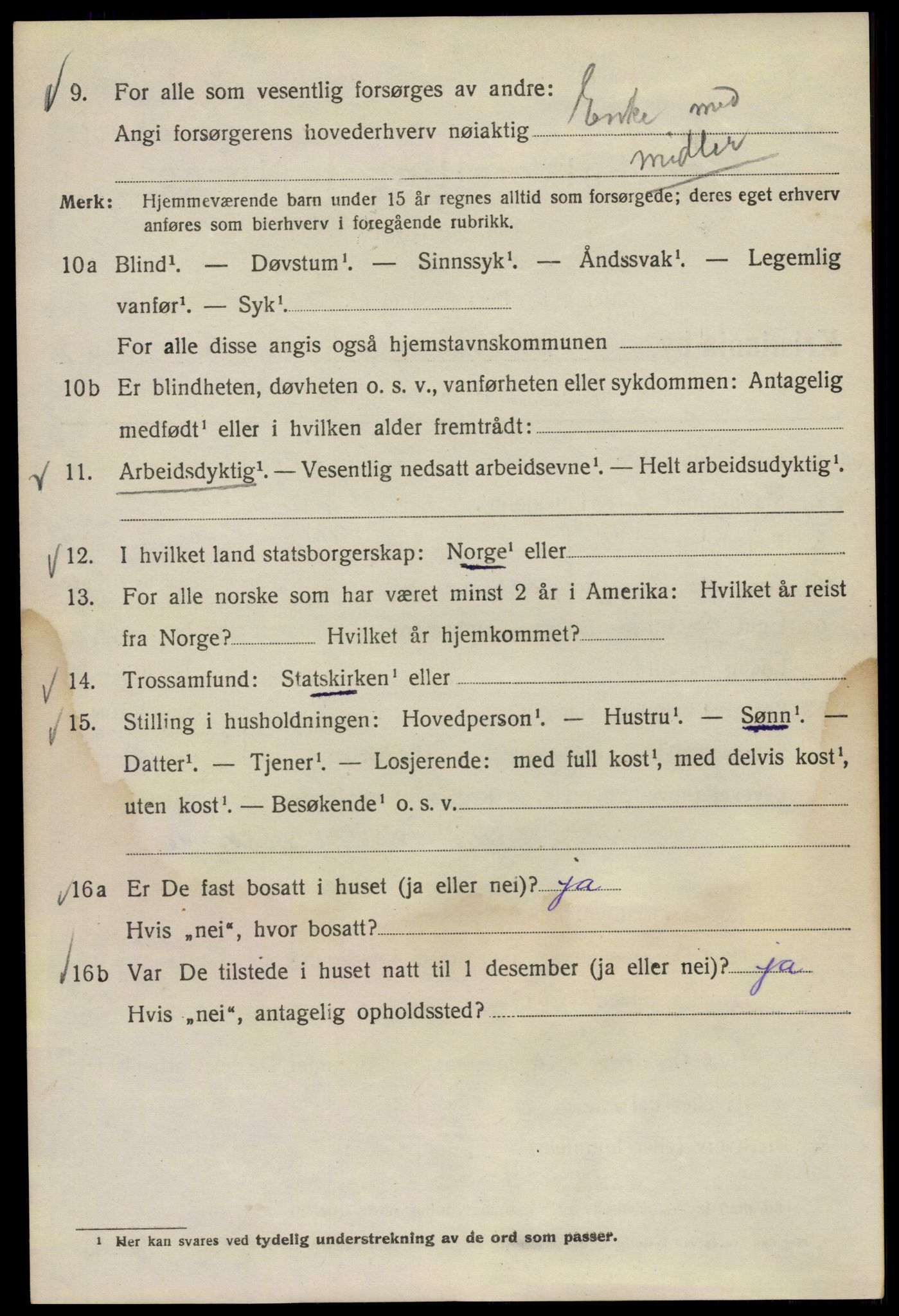 SAO, Folketelling 1920 for 0301 Kristiania kjøpstad, 1920, s. 366974