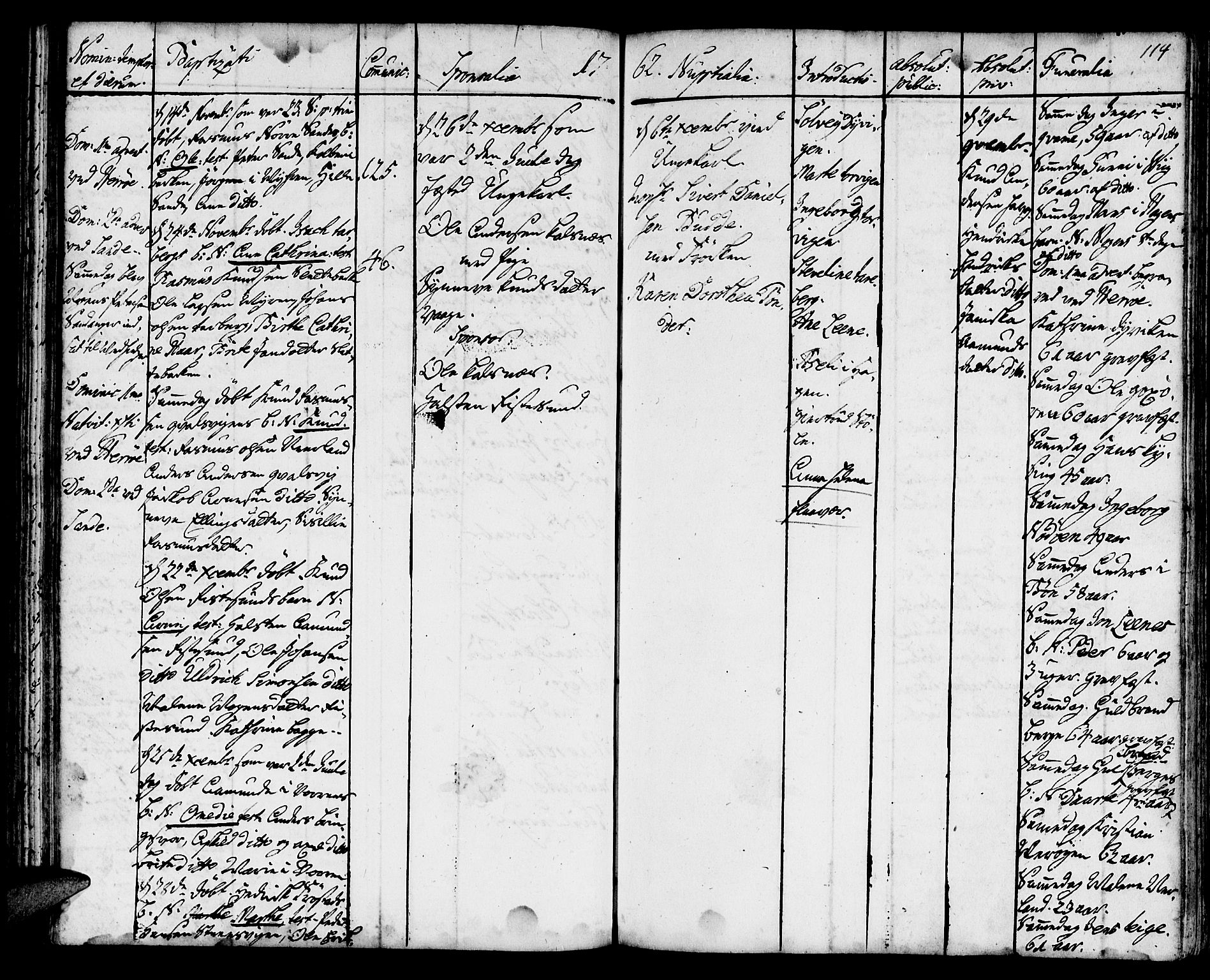 Ministerialprotokoller, klokkerbøker og fødselsregistre - Møre og Romsdal, AV/SAT-A-1454/507/L0066: Ministerialbok nr. 507A01, 1731-1766, s. 114