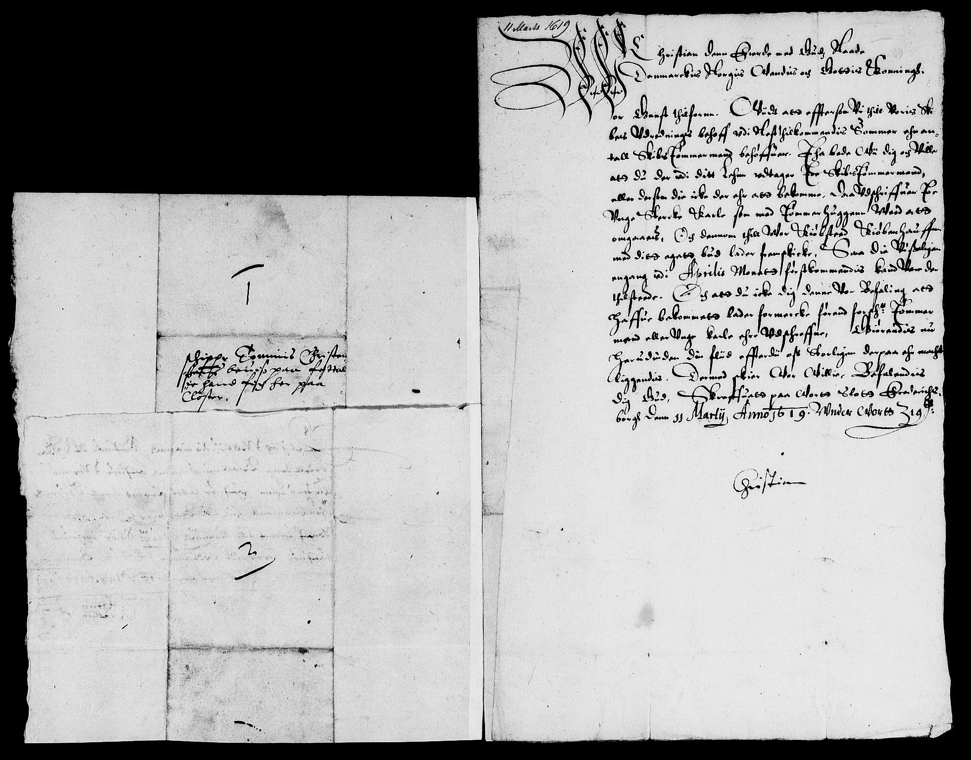 Rentekammeret inntil 1814, Reviderte regnskaper, Lensregnskaper, AV/RA-EA-5023/R/Rb/Rbg/L0001: Verne kloster len, 1599-1619