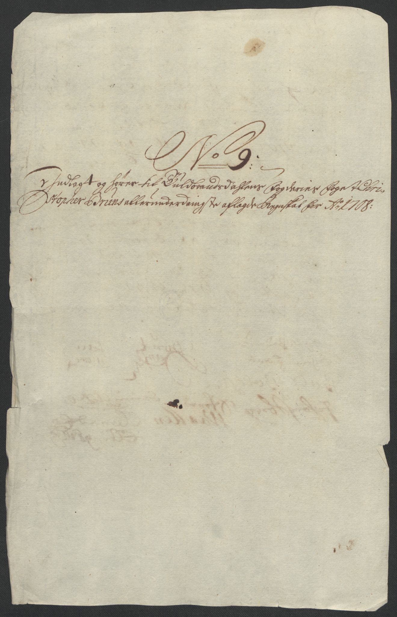 Rentekammeret inntil 1814, Reviderte regnskaper, Fogderegnskap, AV/RA-EA-4092/R17/L1179: Fogderegnskap Gudbrandsdal, 1708-1710, s. 56