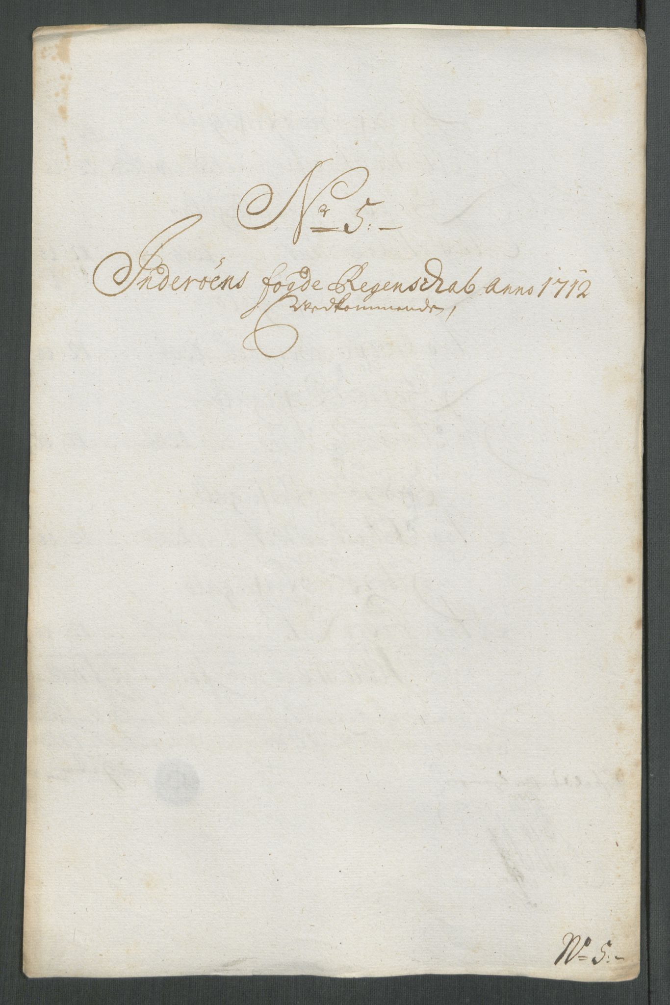 Rentekammeret inntil 1814, Reviderte regnskaper, Fogderegnskap, RA/EA-4092/R63/L4320: Fogderegnskap Inderøy, 1712, s. 146