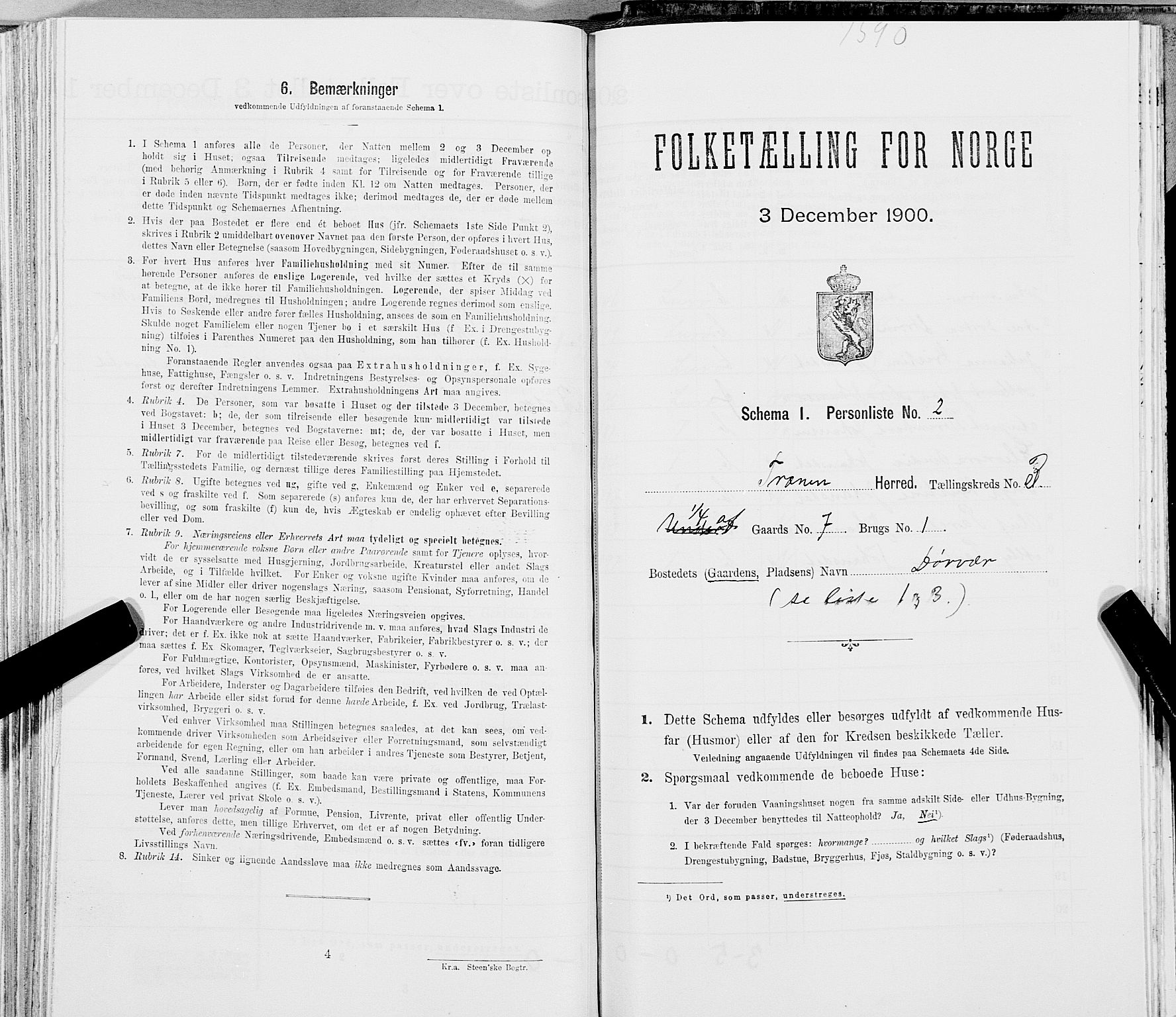 SAT, Folketelling 1900 for 1835 Træna herred, 1900, s. 223