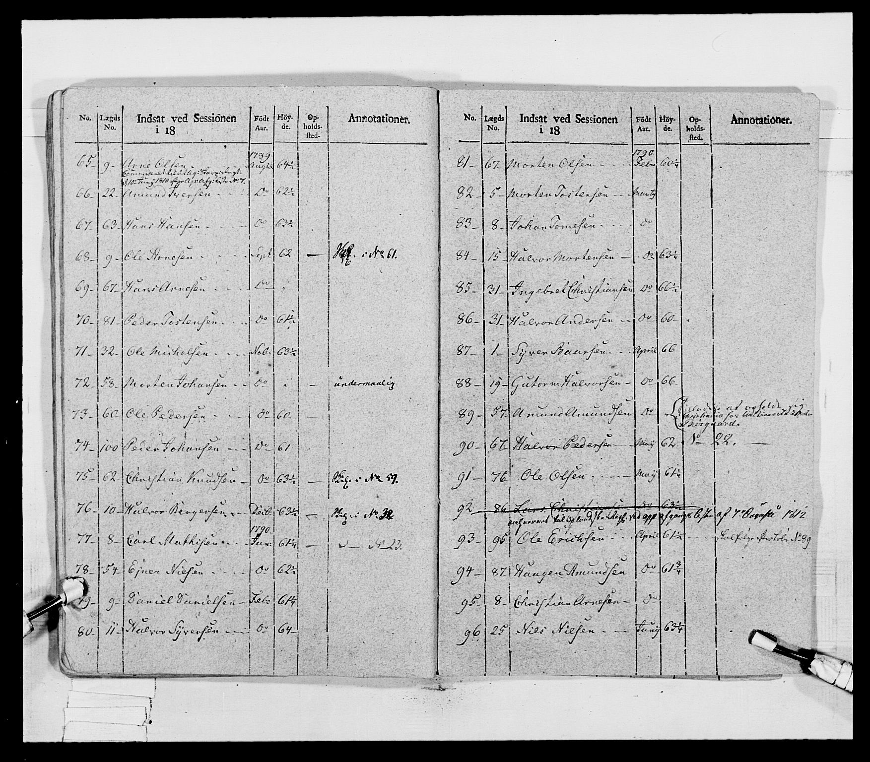 Generalitets- og kommissariatskollegiet, Det kongelige norske kommissariatskollegium, AV/RA-EA-5420/E/Eh/L0027: Skiløperkompaniene, 1812-1832, s. 47