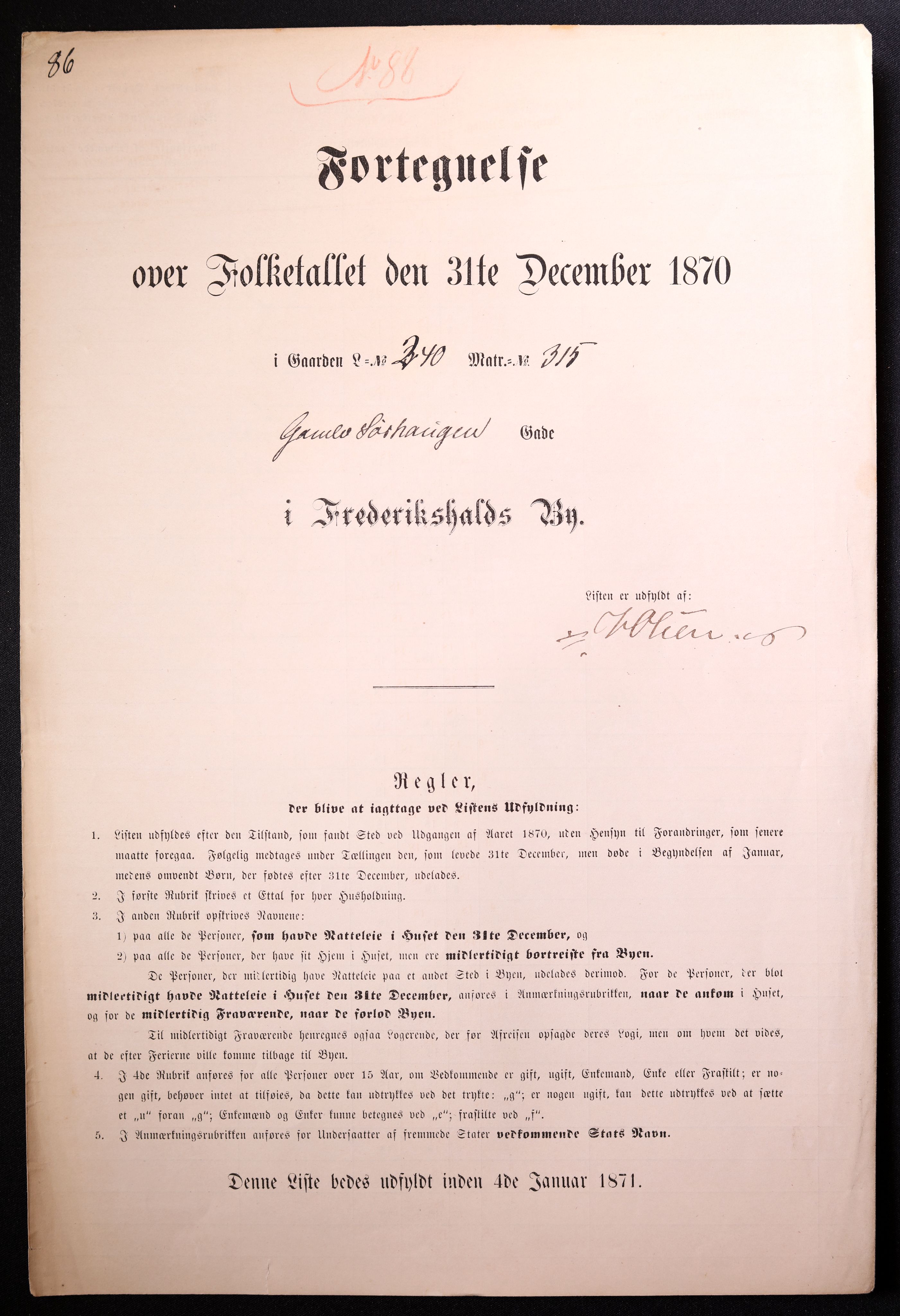 RA, Folketelling 1870 for 0101 Fredrikshald kjøpstad, 1870, s. 375