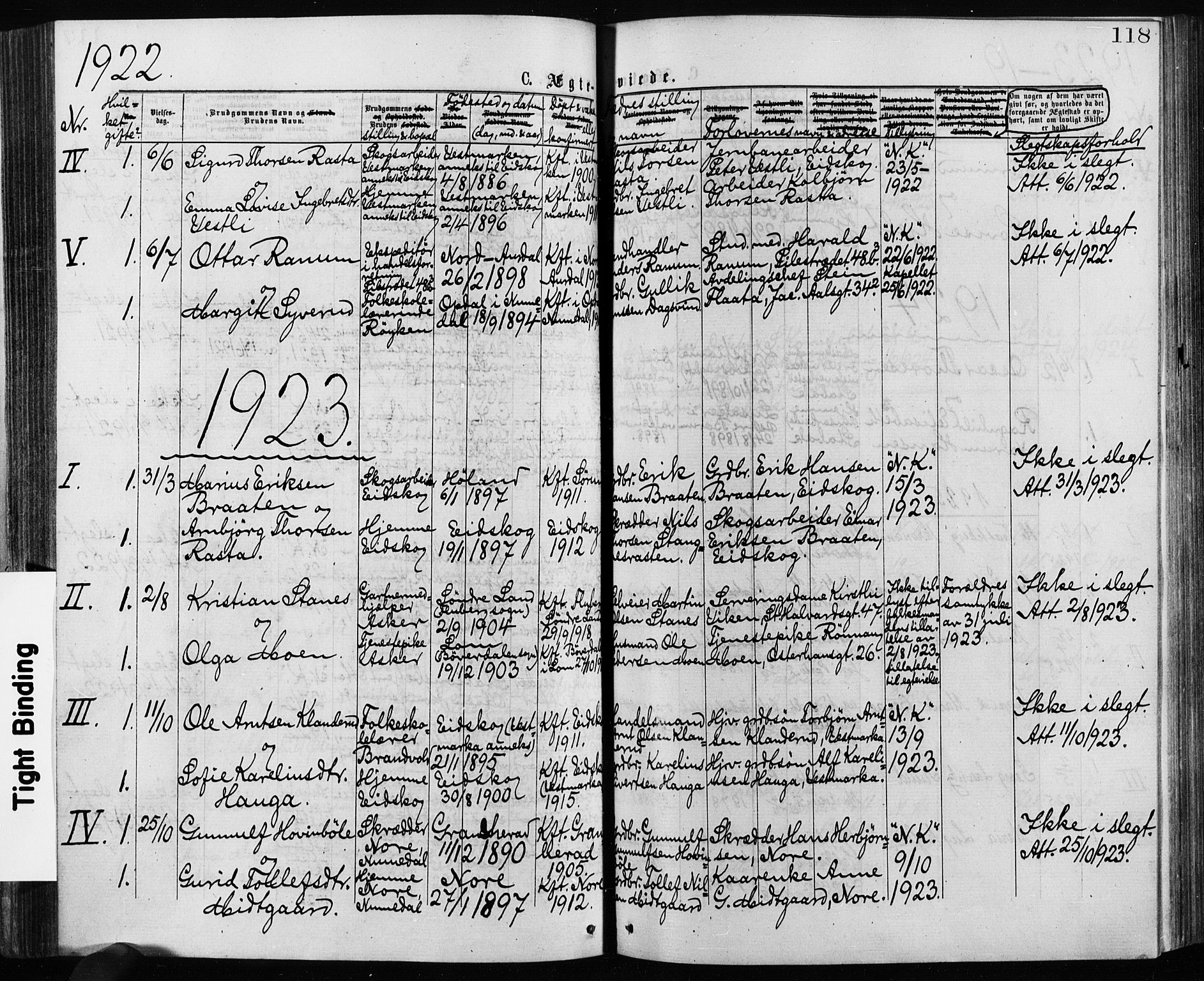 Krohgstøtten sykehusprest Kirkebøker, AV/SAO-A-10854/F/Fa/L0002: Ministerialbok nr. 2, 1873-1932, s. 118
