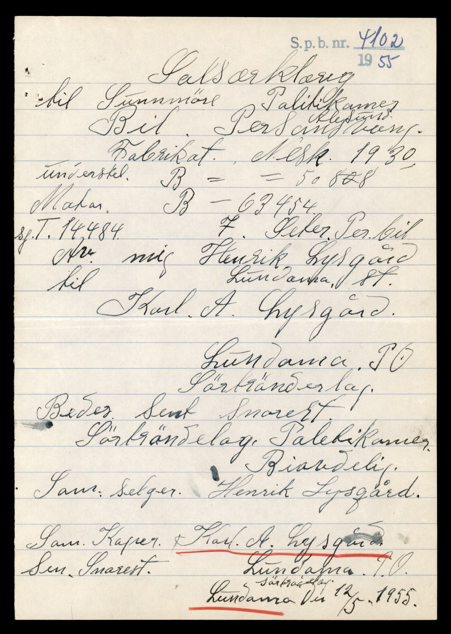 Møre og Romsdal vegkontor - Ålesund trafikkstasjon, AV/SAT-A-4099/F/Fe/L0046: Registreringskort for kjøretøy T 14445 - T 14579, 1927-1998