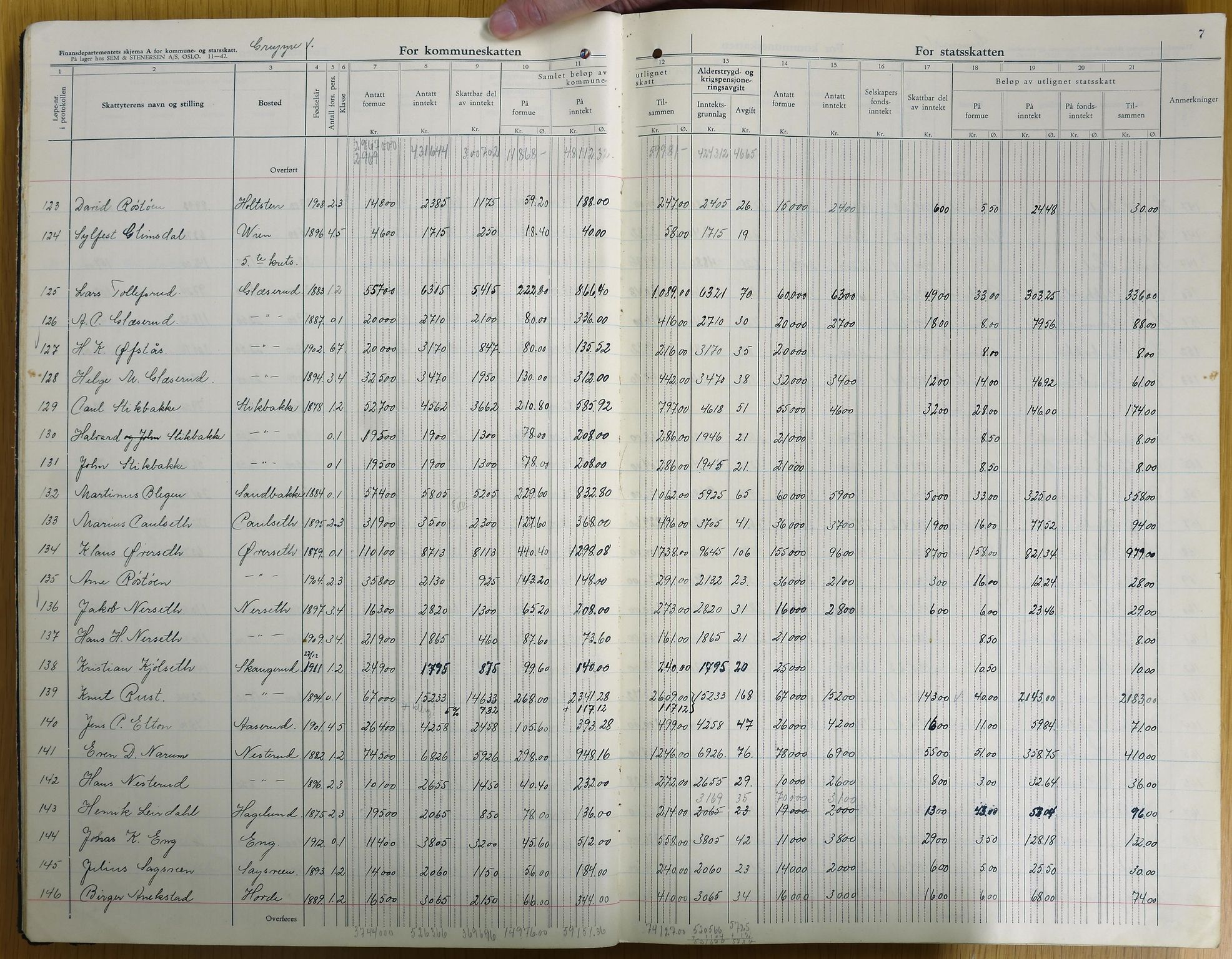 Vestre Toten kommunearkiv*, KVT/-/-, 1943-1944