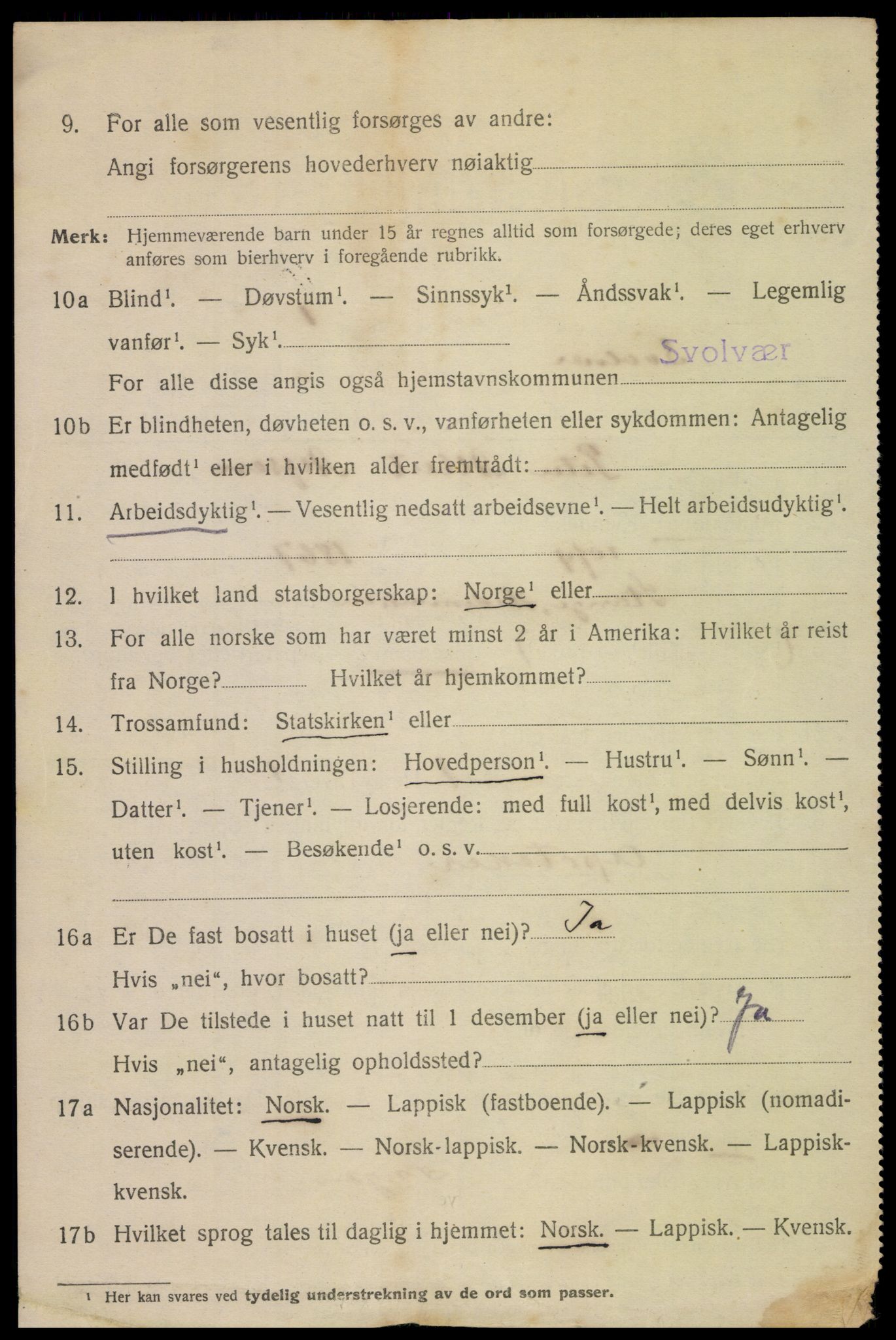 SAT, Folketelling 1920 for 1806 Svolvær kjøpstad, 1920, s. 5517