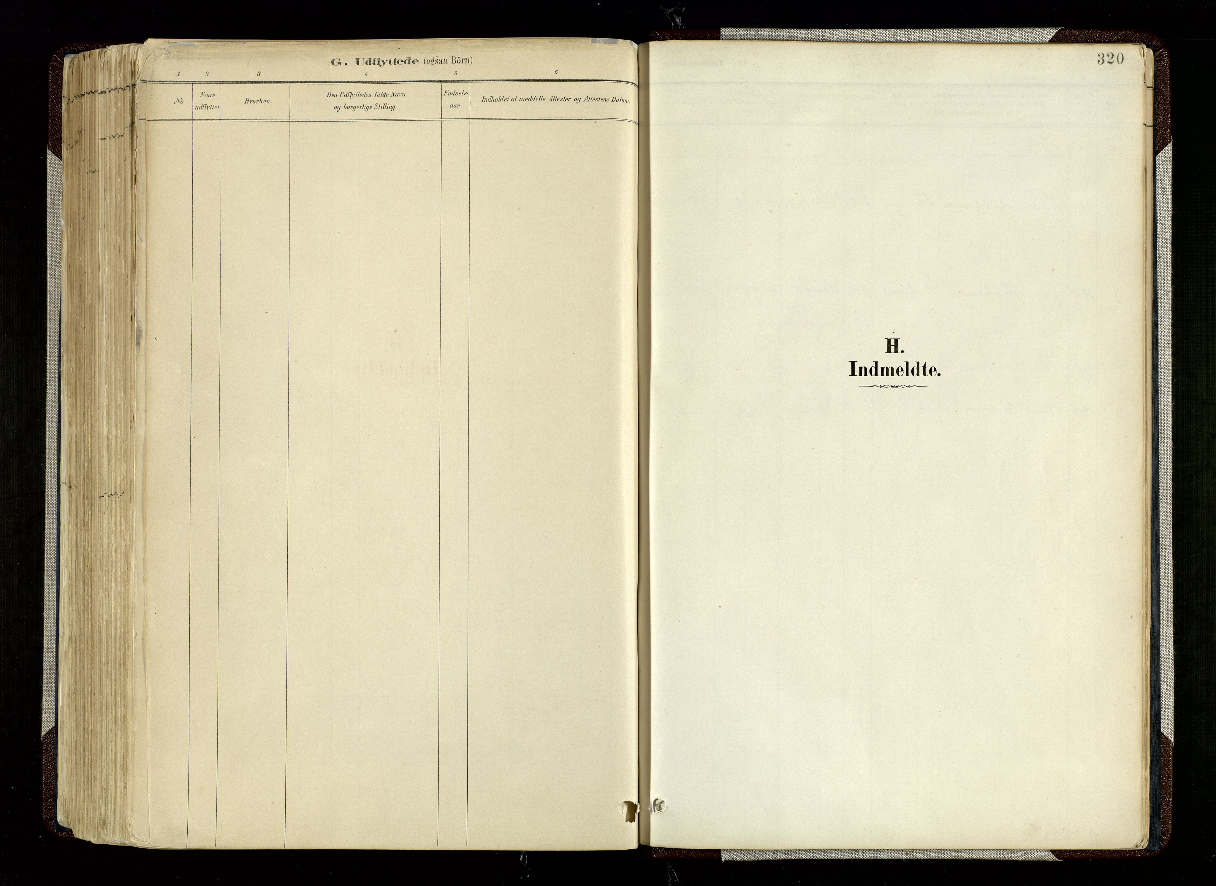 Hægebostad sokneprestkontor, SAK/1111-0024/F/Fa/Fab/L0004: Ministerialbok nr. A 4, 1887-1929, s. 320