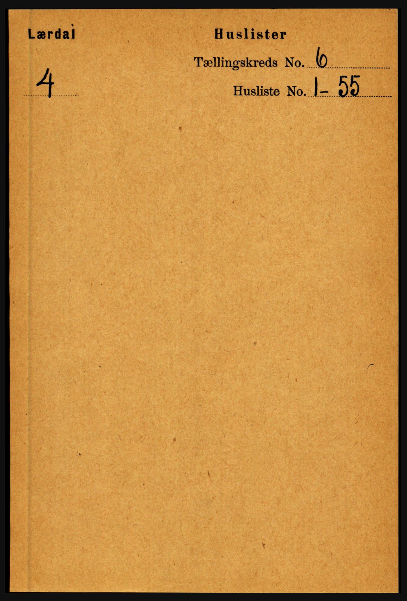 RA, Folketelling 1891 for 1422 Lærdal herred, 1891, s. 406
