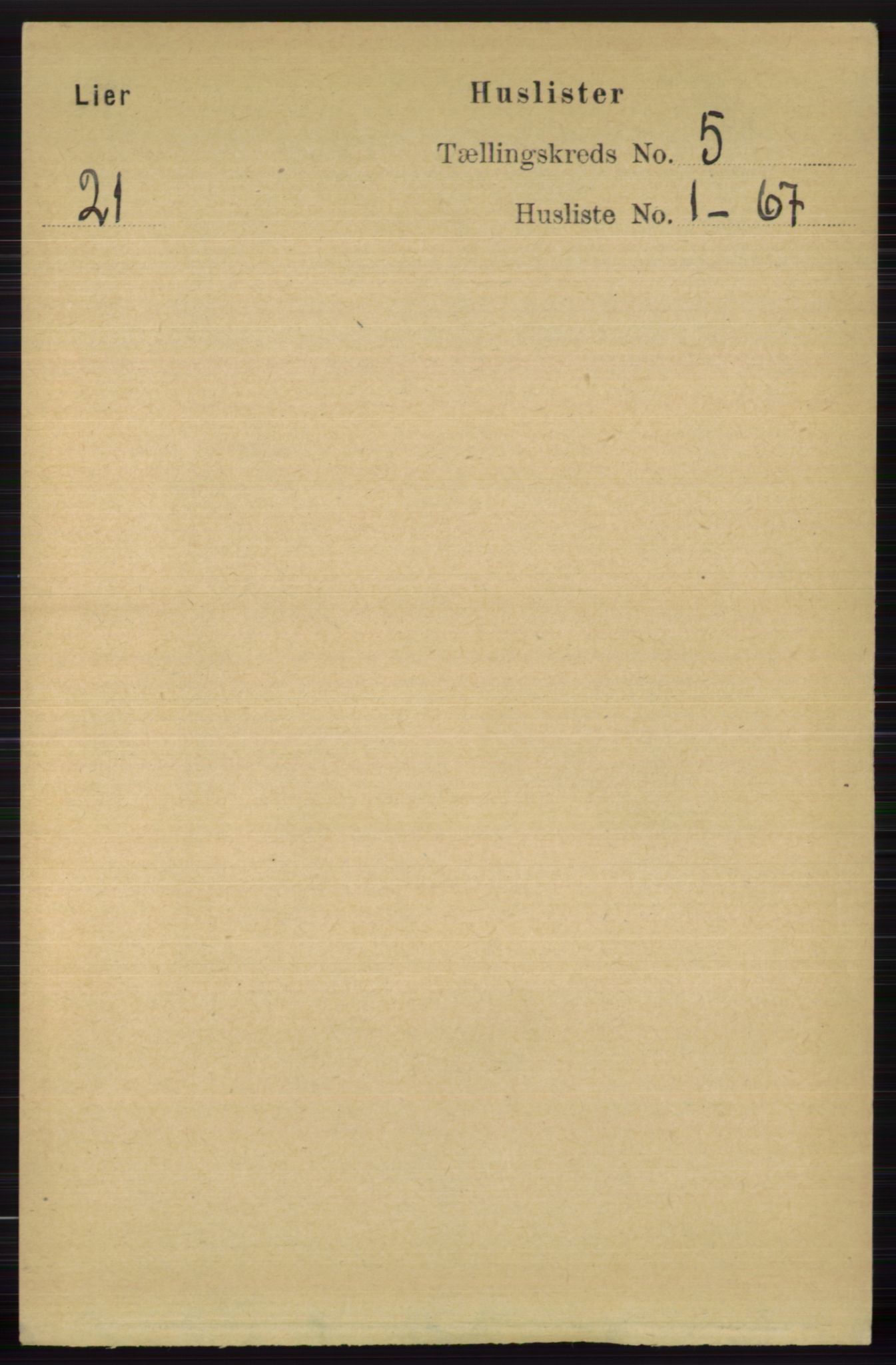 RA, Folketelling 1891 for 0626 Lier herred, 1891, s. 3214