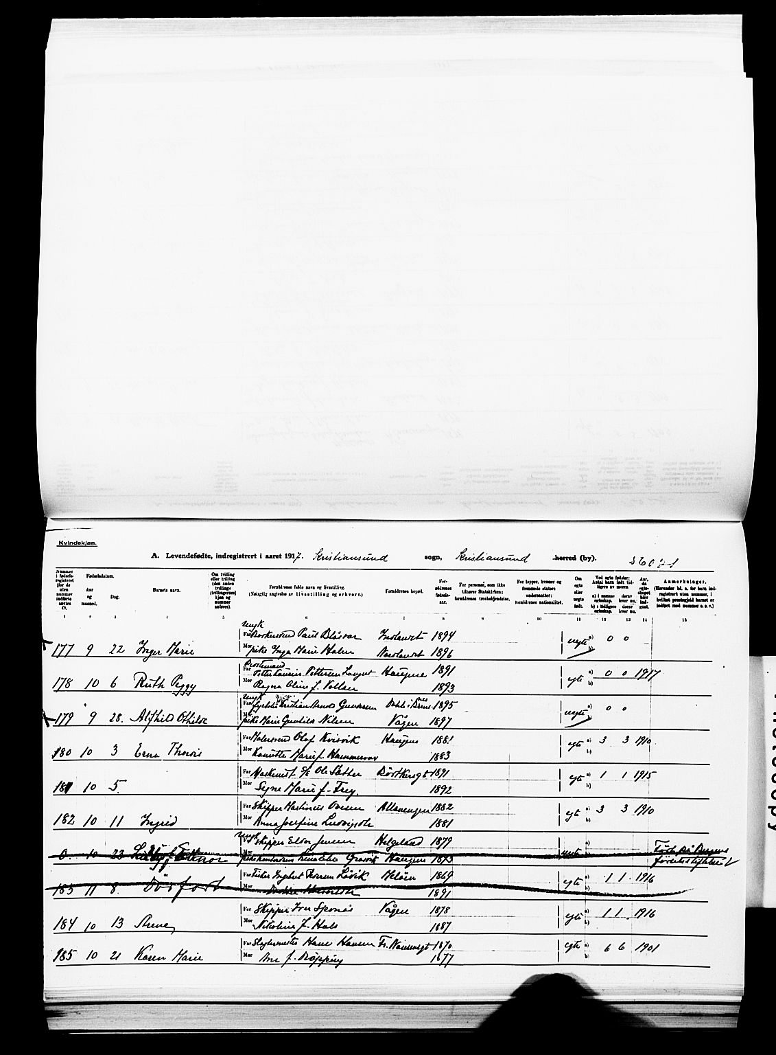 Ministerialprotokoller, klokkerbøker og fødselsregistre - Møre og Romsdal, SAT/A-1454/572/L0861: Ministerialbok nr. 572D05, 1913-1920