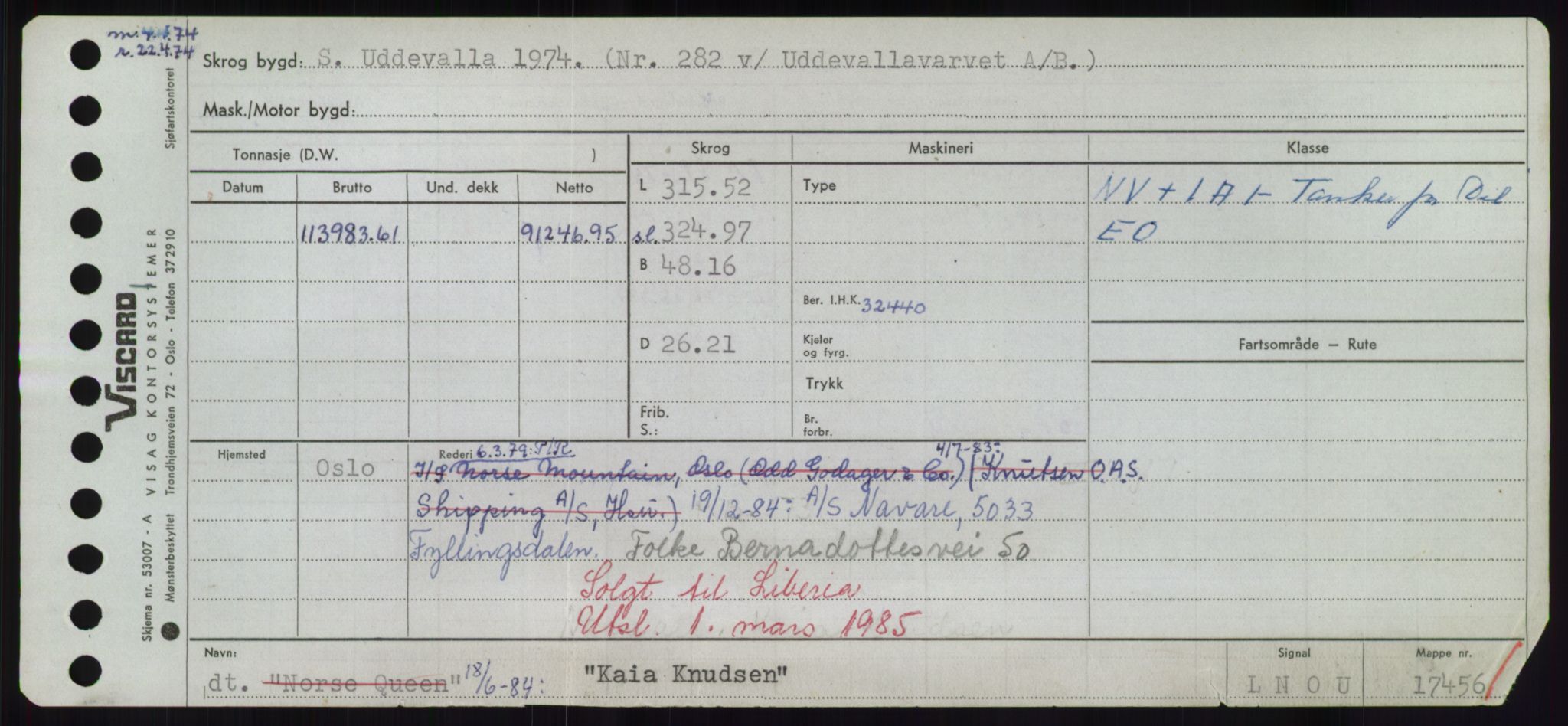 Sjøfartsdirektoratet med forløpere, Skipsmålingen, RA/S-1627/H/Hd/L0020: Fartøy, K-Kon, s. 13