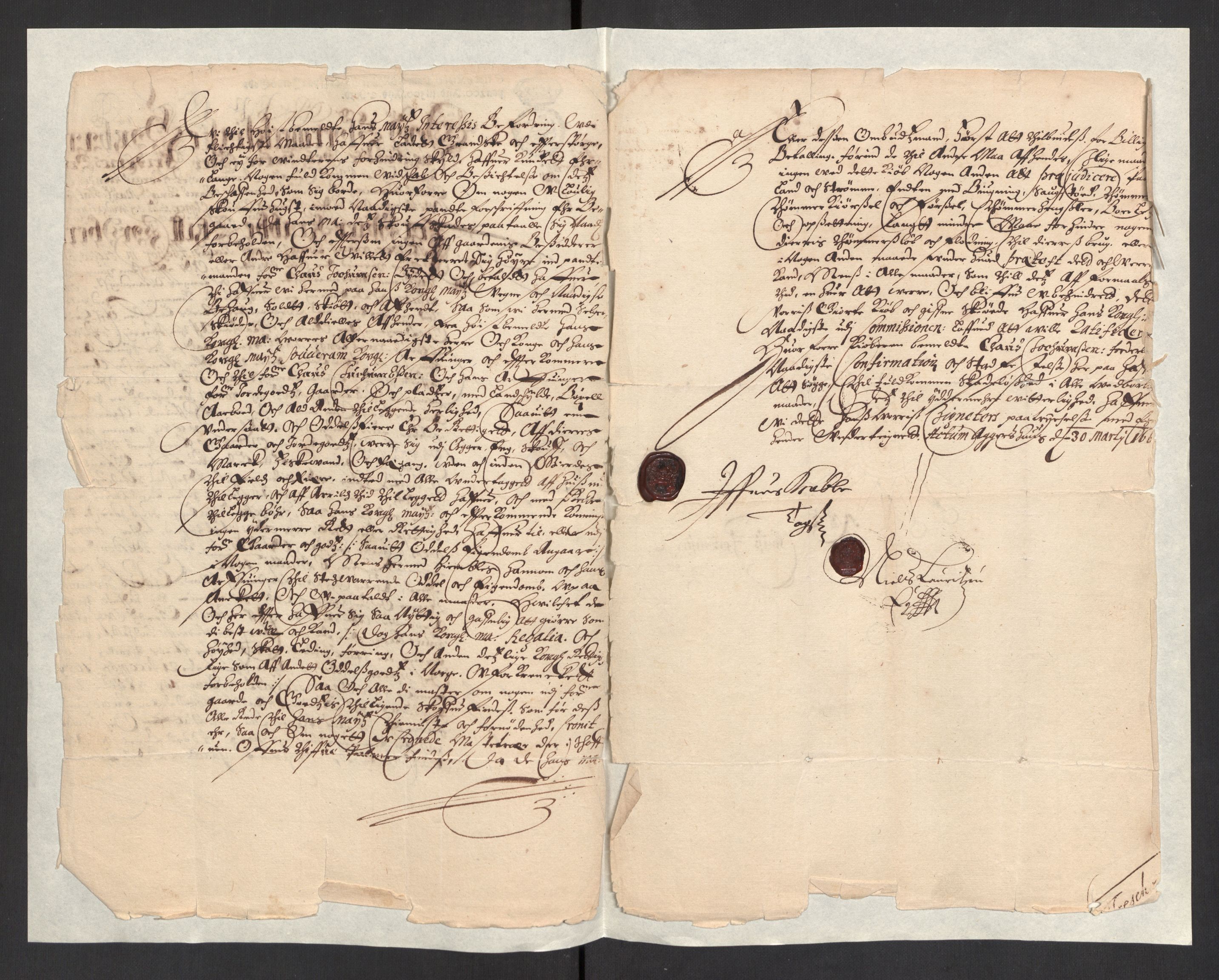 Rentekammeret, Kammerkanselliet, RA/EA-3111/G/Gg/Ggj/Ggja/L0001a: Skjøter utstedt av myndigheter i Norge og senere ombyttet med kongelige konfirmasjonsskjøter, 1663-1669, s. 36