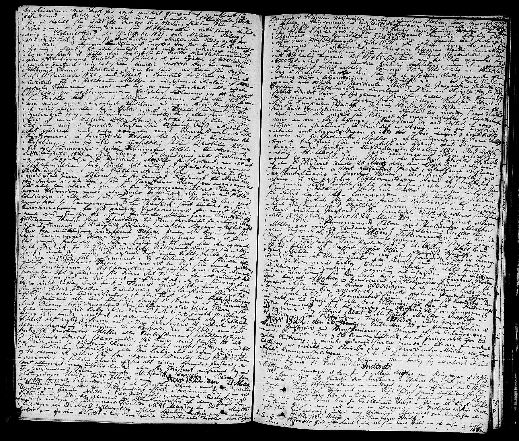 Lier, Røyken og Hurum sorenskriveri, AV/SAKO-A-89/H/Hc/L0010a: Skifteprotokoll, 1813-1835, s. 326b-327a