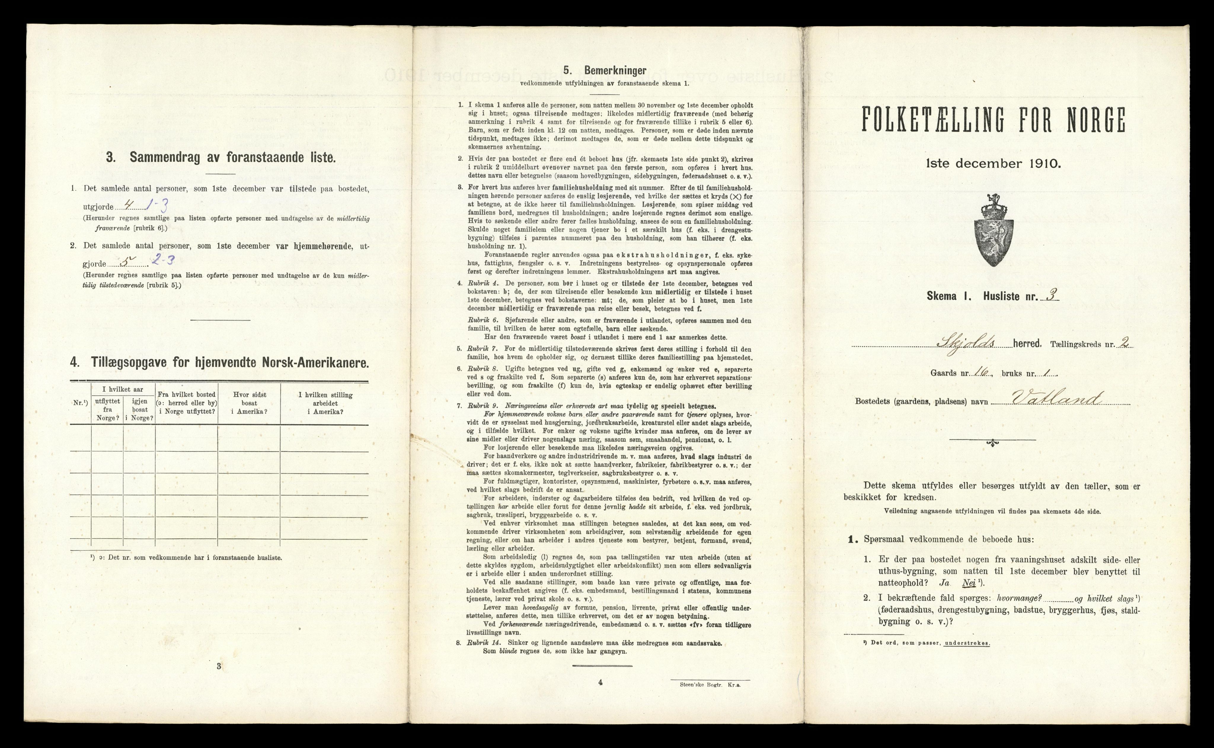 RA, Folketelling 1910 for 1154 Skjold herred, 1910, s. 138