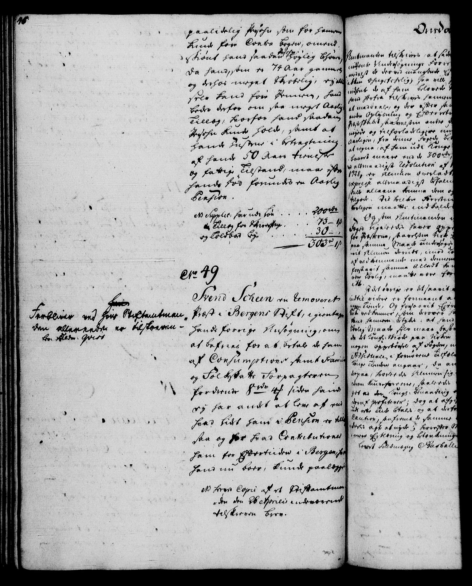 Rentekammeret, Kammerkanselliet, RA/EA-3111/G/Gh/Gha/L0033: Norsk ekstraktmemorialprotokoll (merket RK 53.78), 1755-1756, s. 46