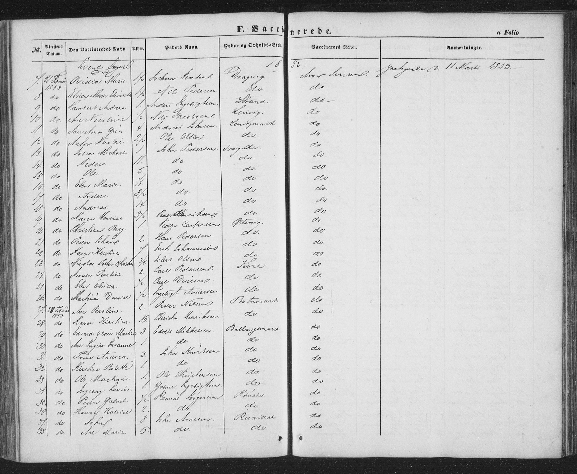 Ministerialprotokoller, klokkerbøker og fødselsregistre - Nordland, AV/SAT-A-1459/863/L0895: Ministerialbok nr. 863A07, 1851-1860