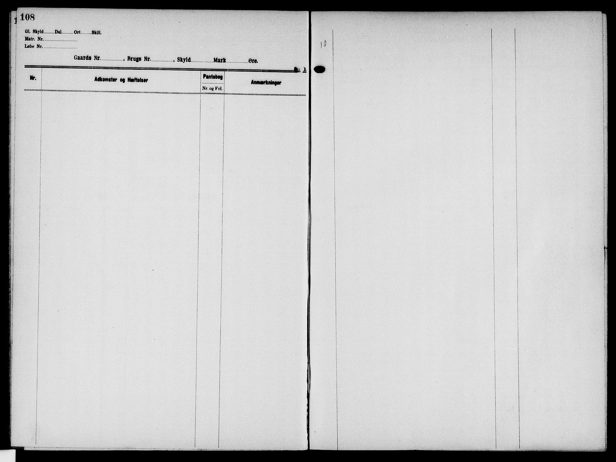 Solør tingrett, AV/SAH-TING-008/H/Ha/Hak/L0006: Panteregister nr. VI, 1900-1935, s. 108