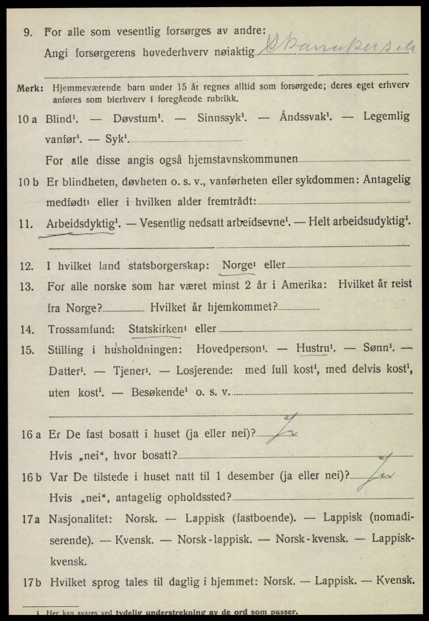 SAT, Folketelling 1920 for 1812 Vik herred, 1920, s. 2372