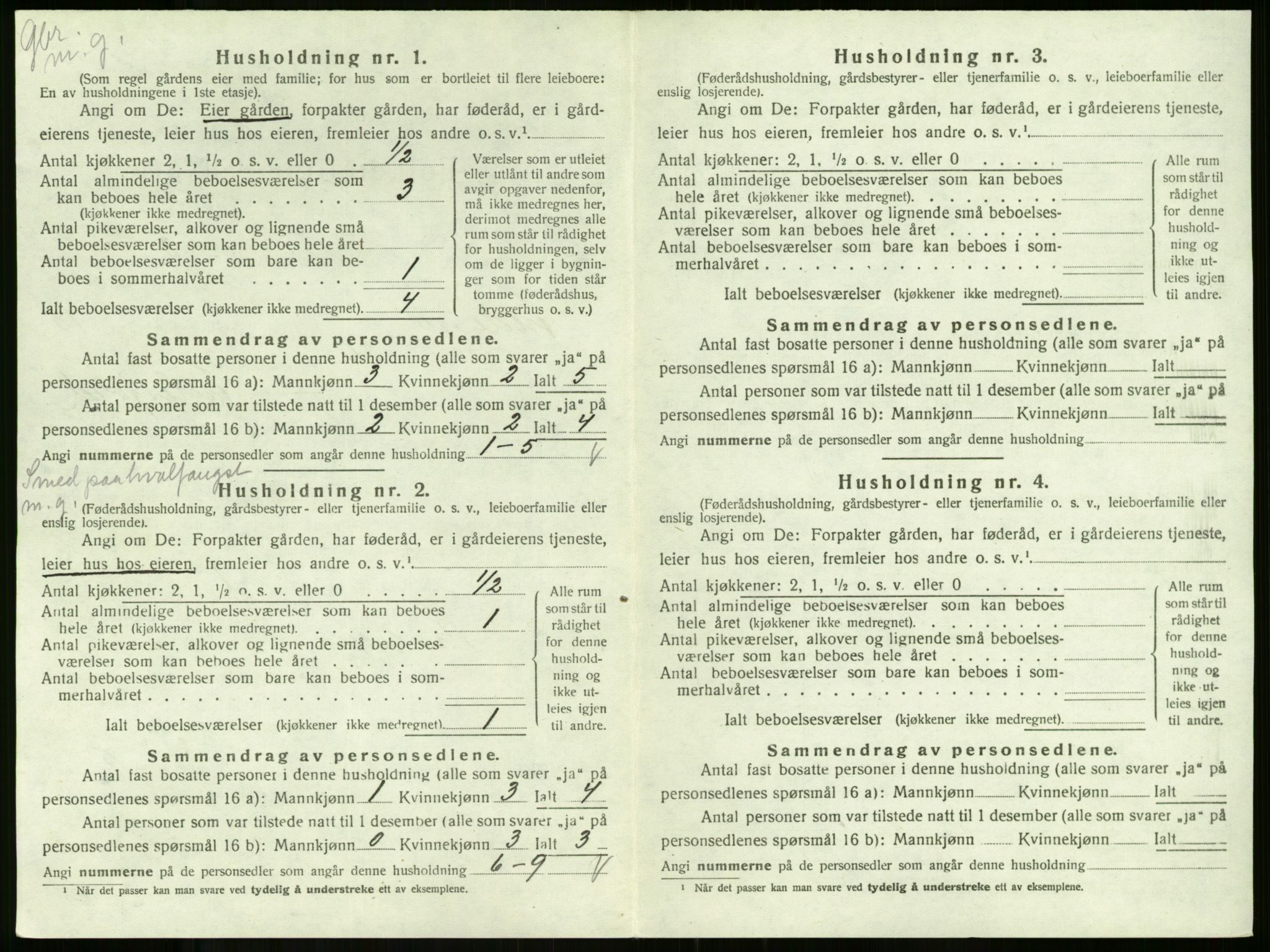 SAKO, Folketelling 1920 for 0719 Andebu herred, 1920, s. 730