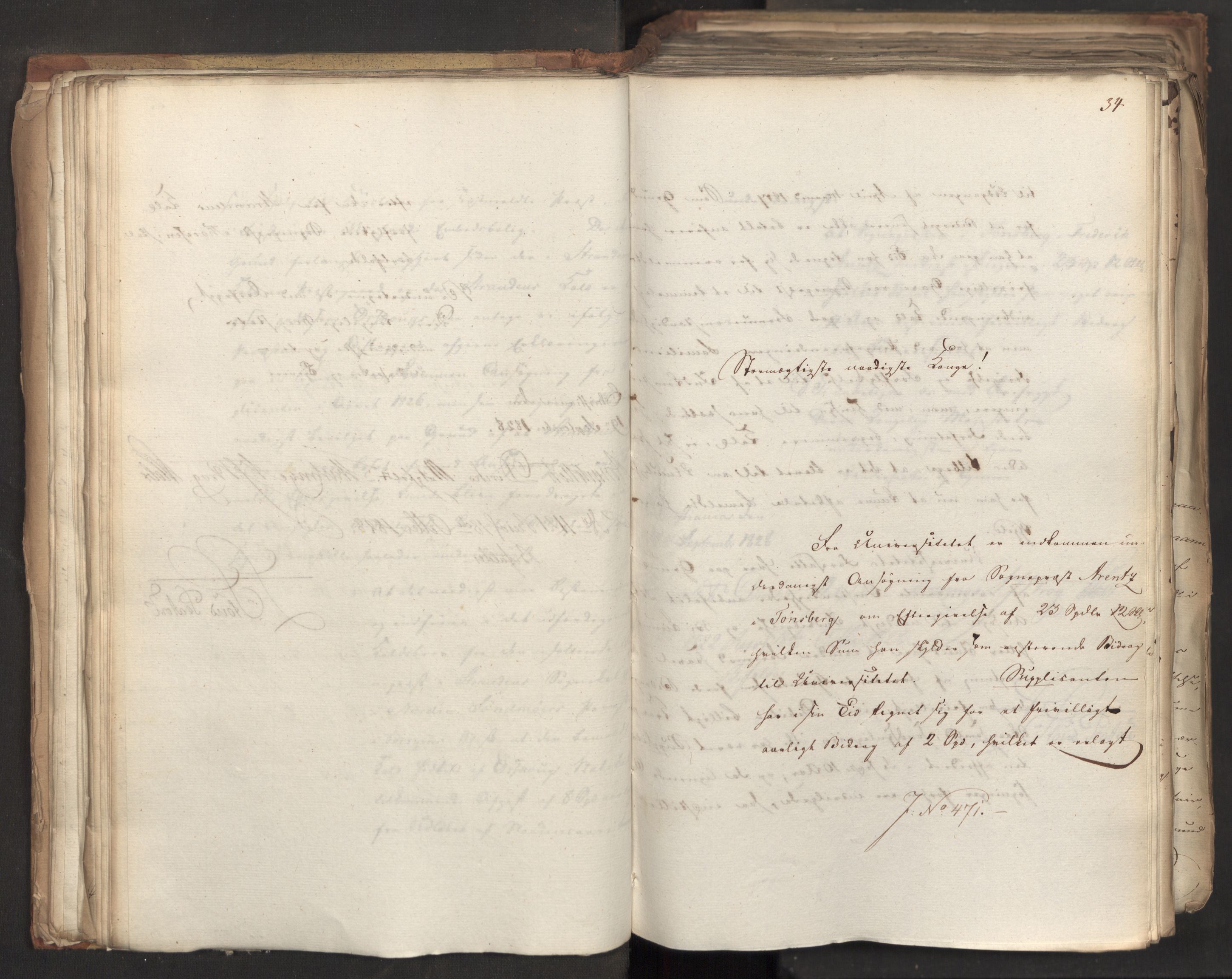 Statsrådsavdelingen i Stockholm, AV/RA-S-1003/D/Da/L0056: Regjeringsinnstillinger nr. 436-650, 1828, s. 96