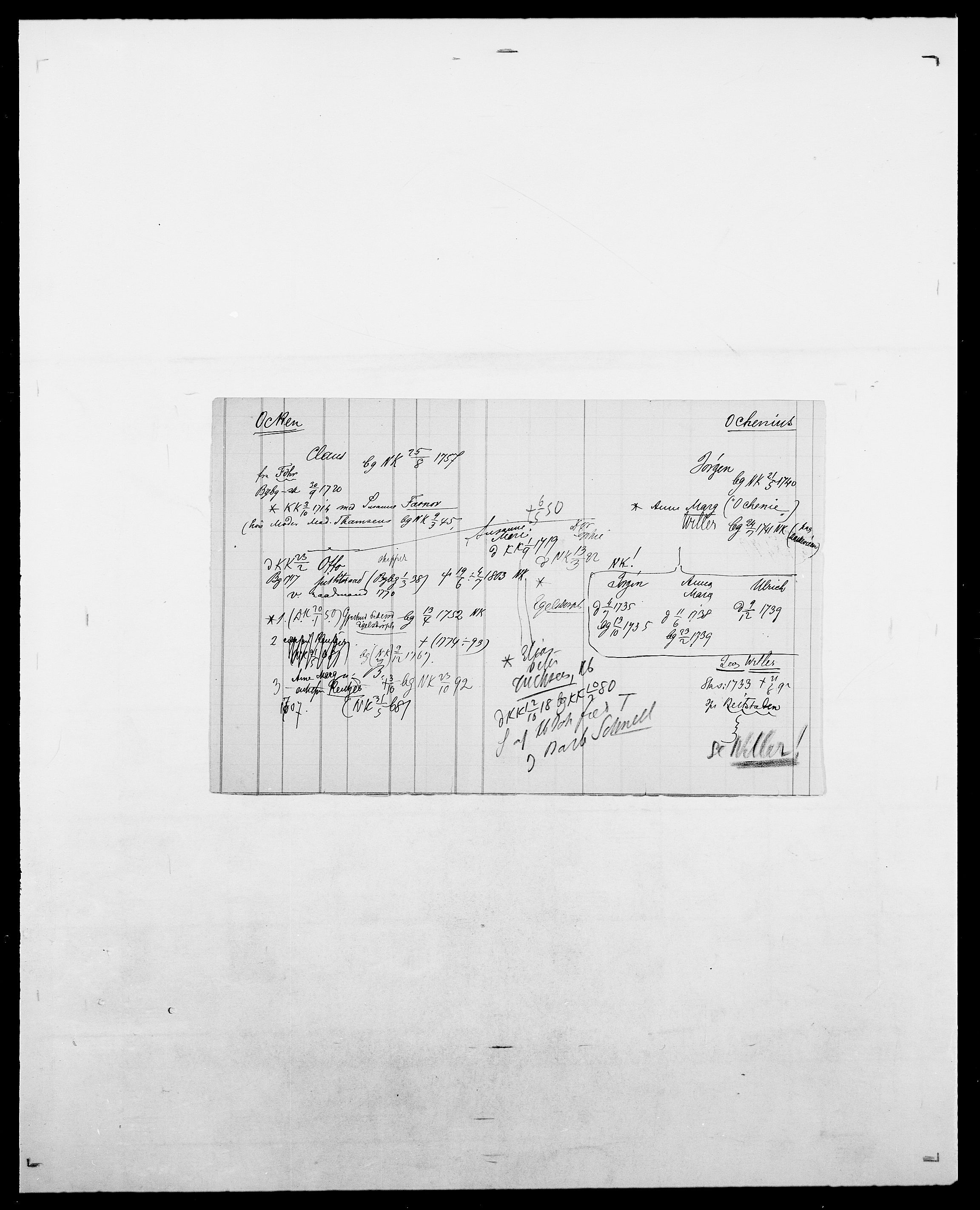 Delgobe, Charles Antoine - samling, AV/SAO-PAO-0038/D/Da/L0029: Obel - Oxholm, s. 10