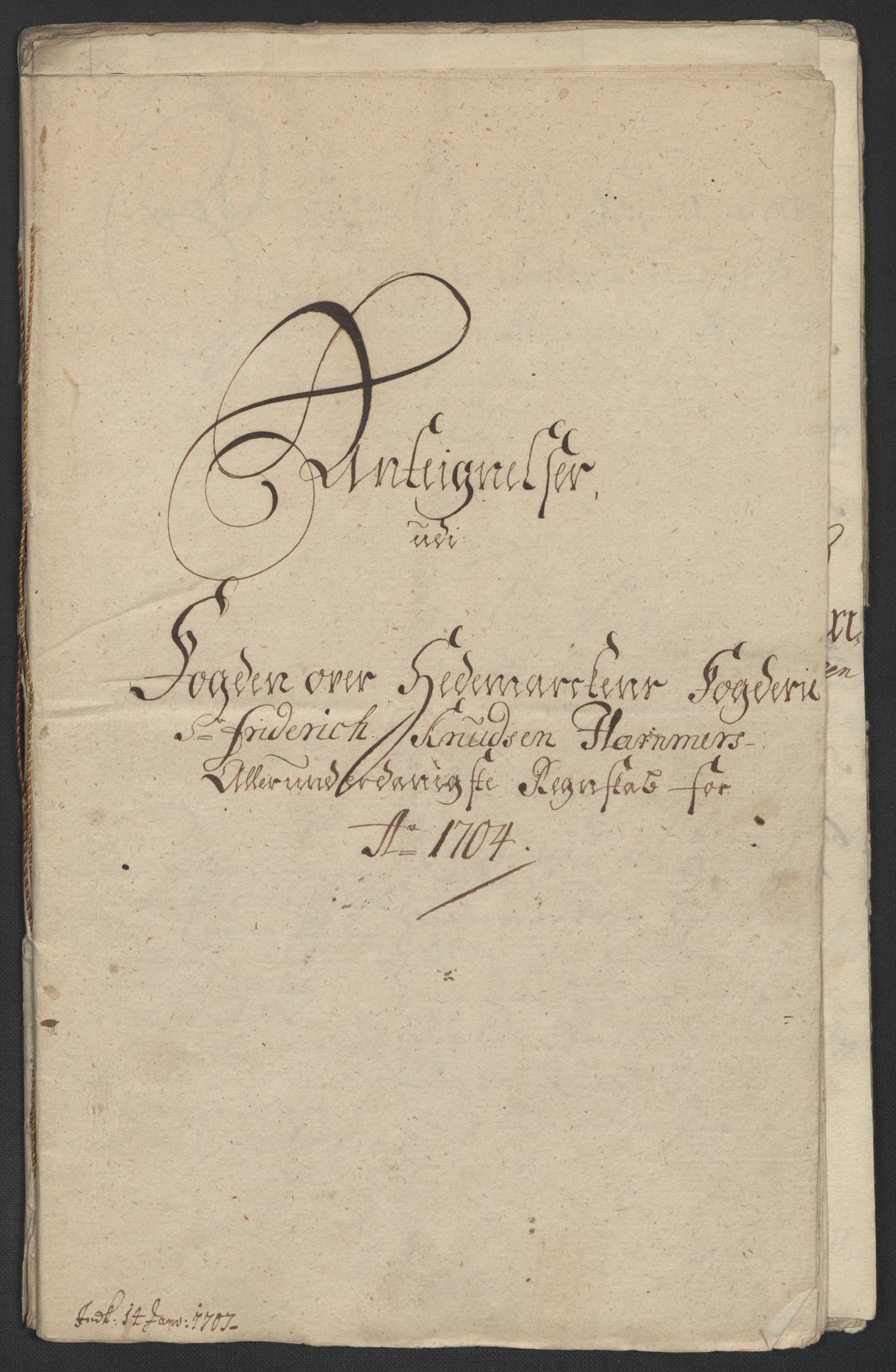 Rentekammeret inntil 1814, Reviderte regnskaper, Fogderegnskap, RA/EA-4092/R16/L1041: Fogderegnskap Hedmark, 1703-1704, s. 483