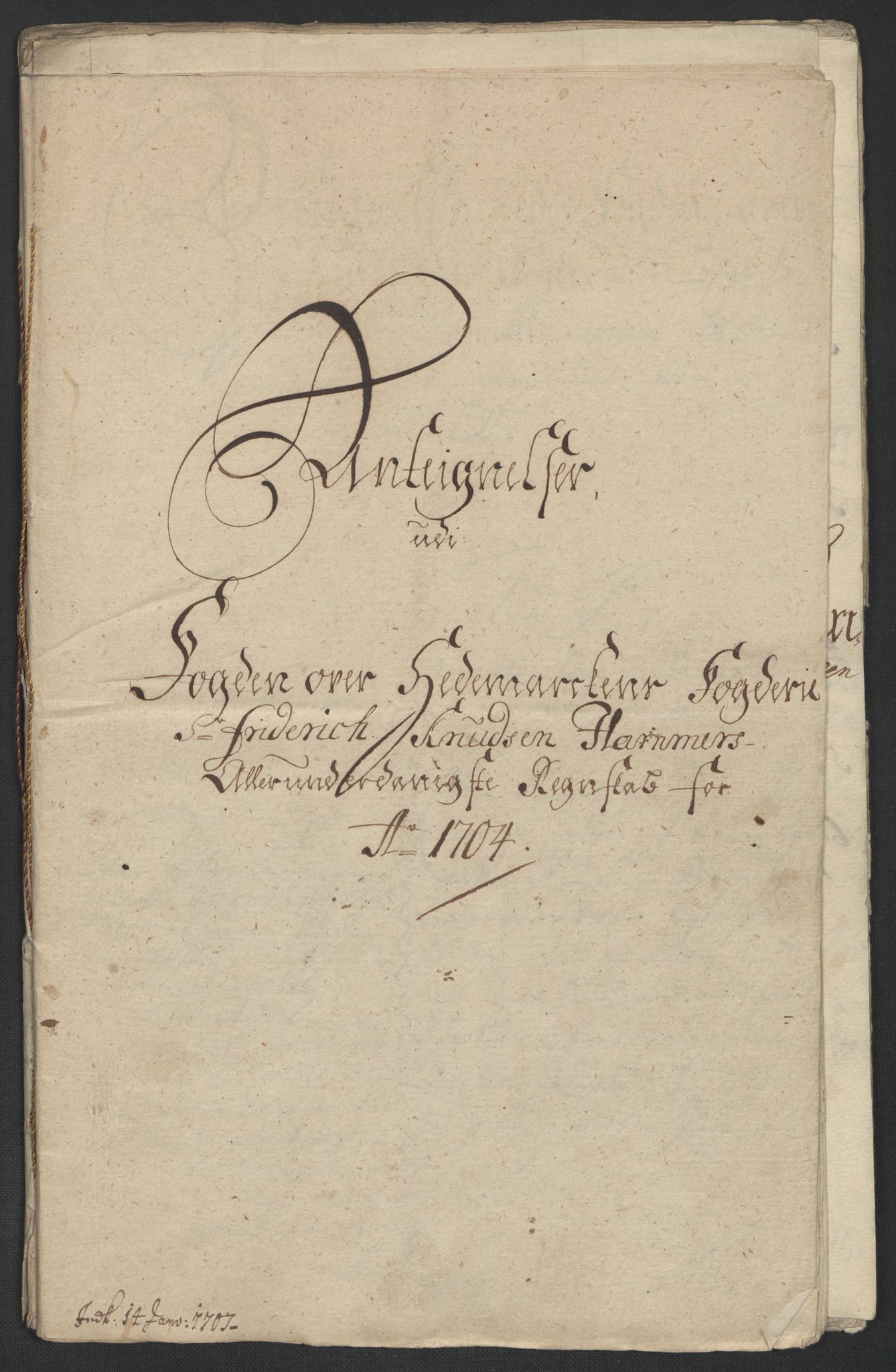 Rentekammeret inntil 1814, Reviderte regnskaper, Fogderegnskap, AV/RA-EA-4092/R16/L1041: Fogderegnskap Hedmark, 1703-1704, s. 483