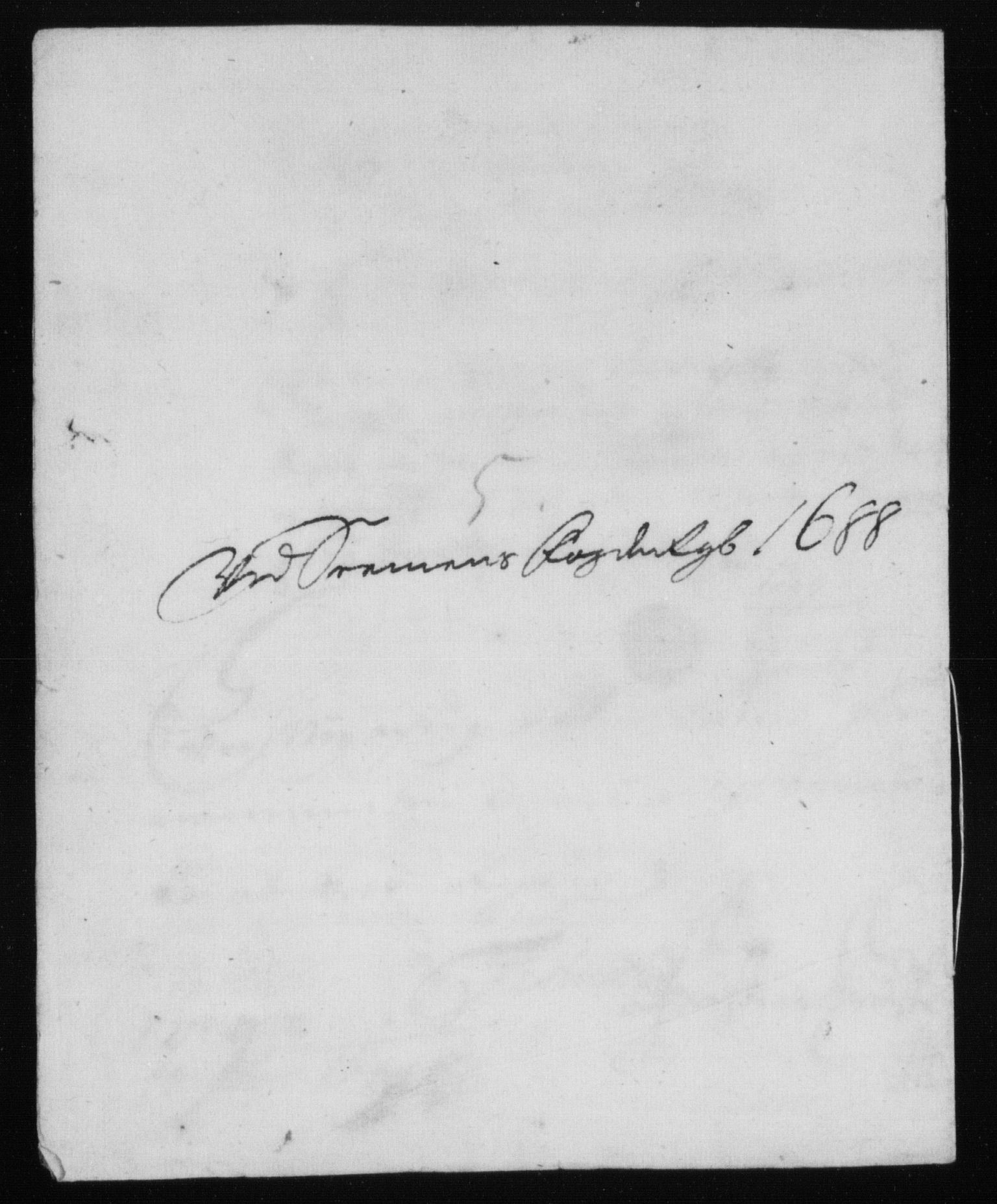 Rentekammeret inntil 1814, Reviderte regnskaper, Stiftamtstueregnskaper, Trondheim stiftamt og Nordland amt, AV/RA-EA-6044/R/Rh/L0012: Nordland amt, 1688