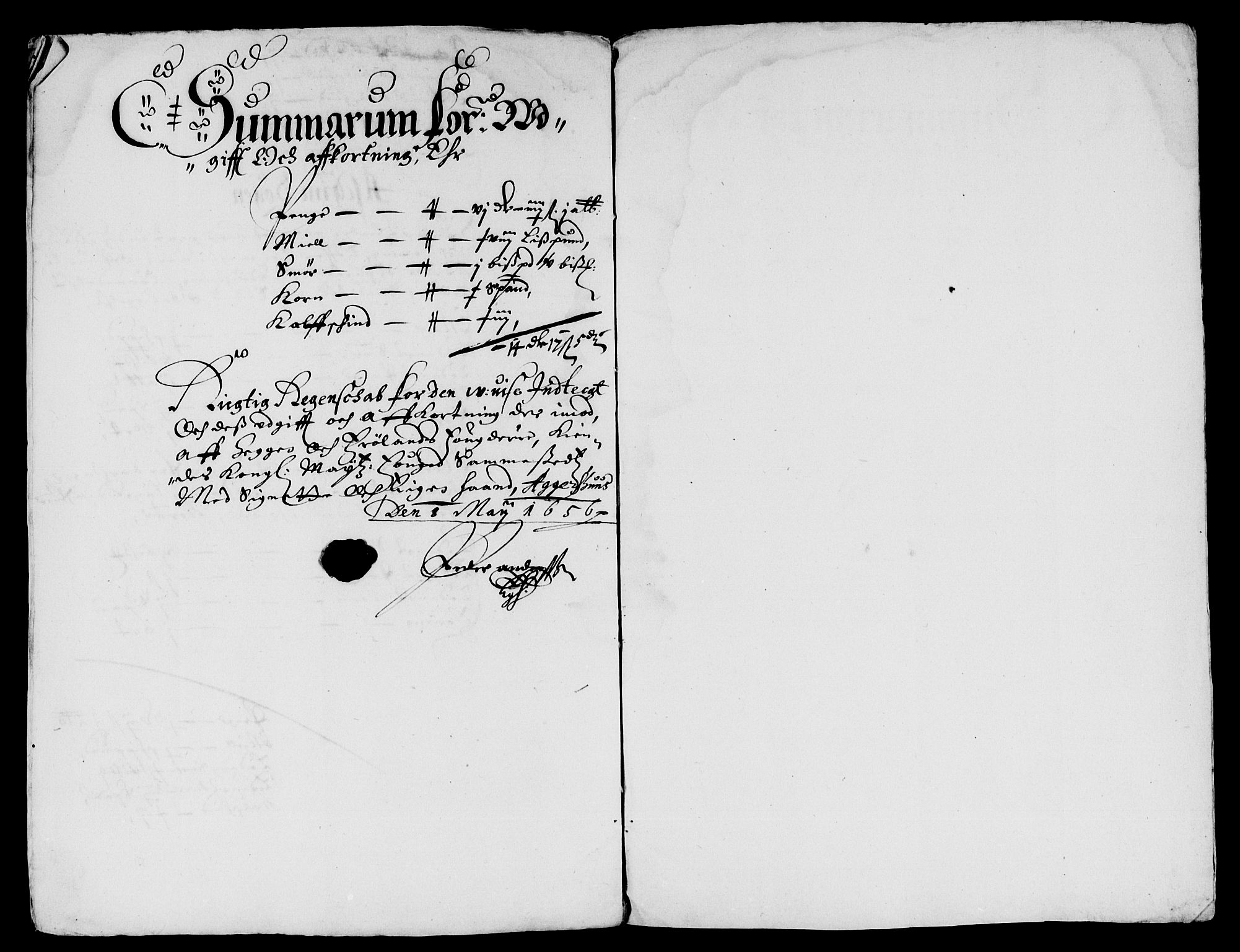 Rentekammeret inntil 1814, Reviderte regnskaper, Lensregnskaper, RA/EA-5023/R/Rb/Rba/L0227: Akershus len, 1655-1656