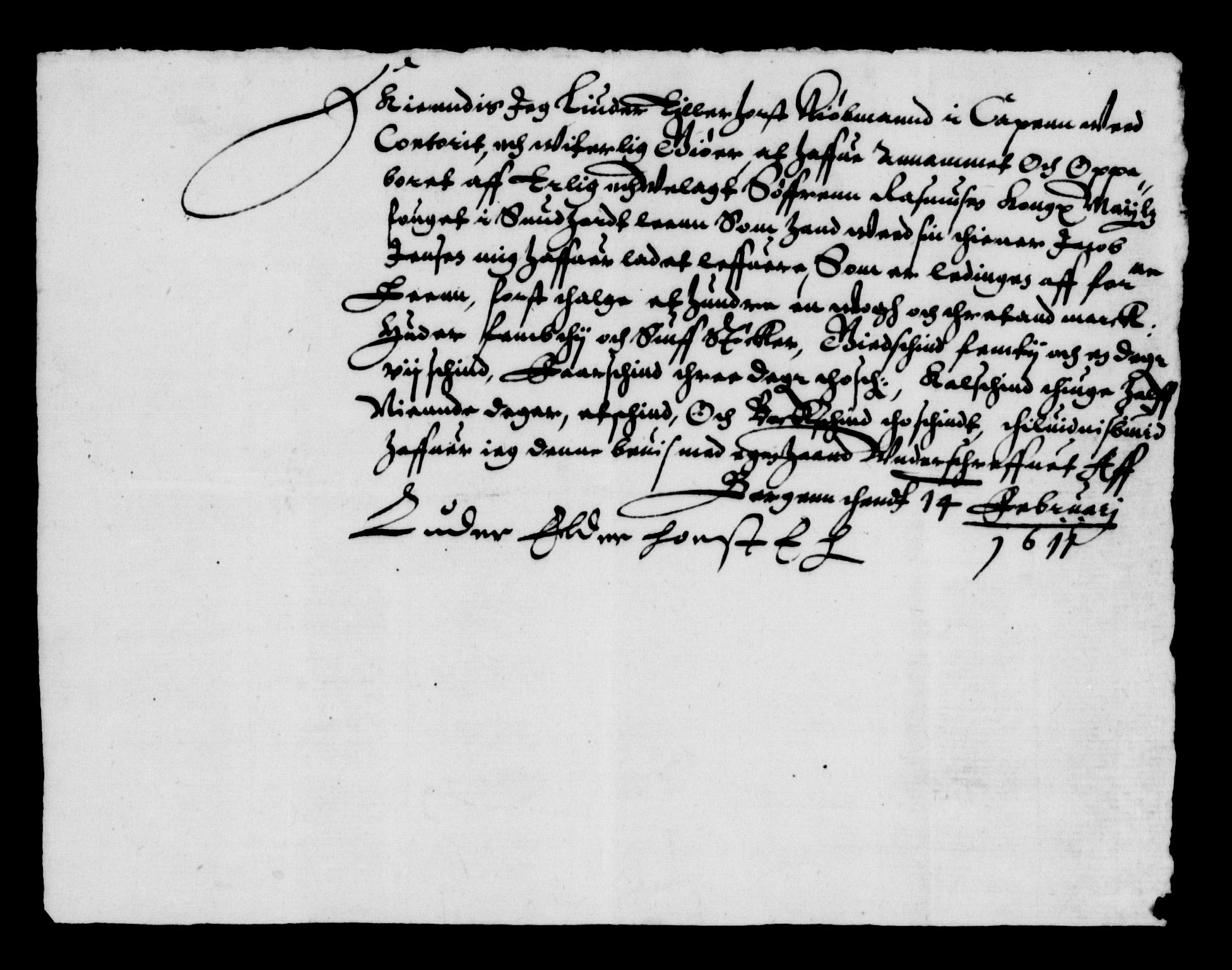 Rentekammeret inntil 1814, Reviderte regnskaper, Lensregnskaper, AV/RA-EA-5023/R/Rb/Rbt/L0007: Bergenhus len, 1610-1611