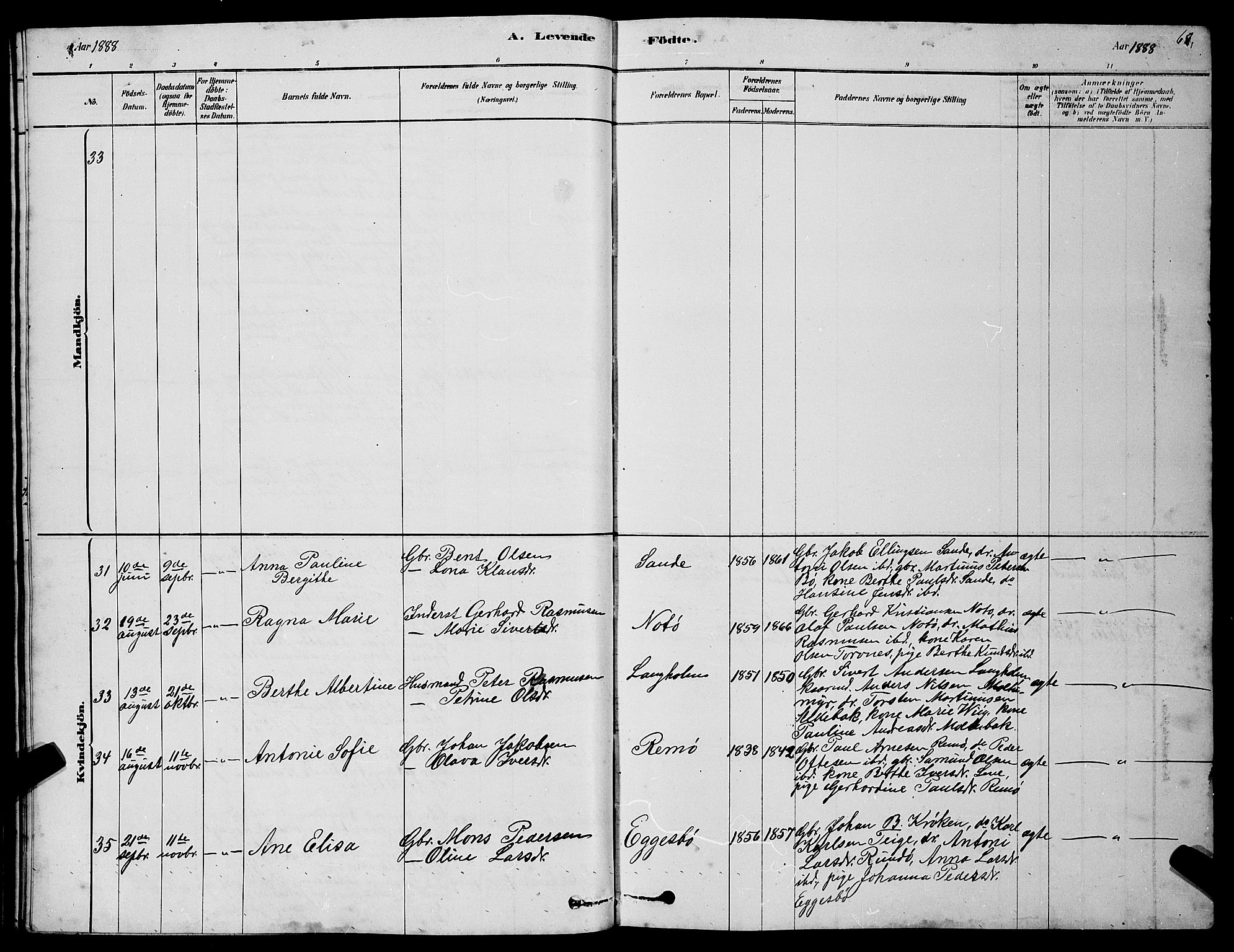 Ministerialprotokoller, klokkerbøker og fødselsregistre - Møre og Romsdal, AV/SAT-A-1454/507/L0081: Klokkerbok nr. 507C04, 1878-1898, s. 63