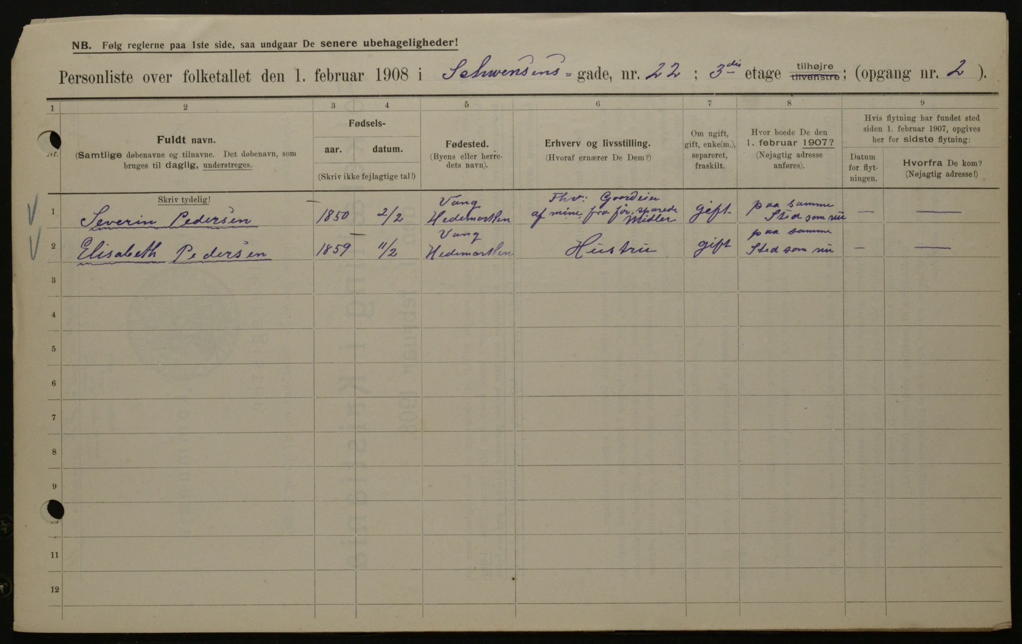 OBA, Kommunal folketelling 1.2.1908 for Kristiania kjøpstad, 1908, s. 83624