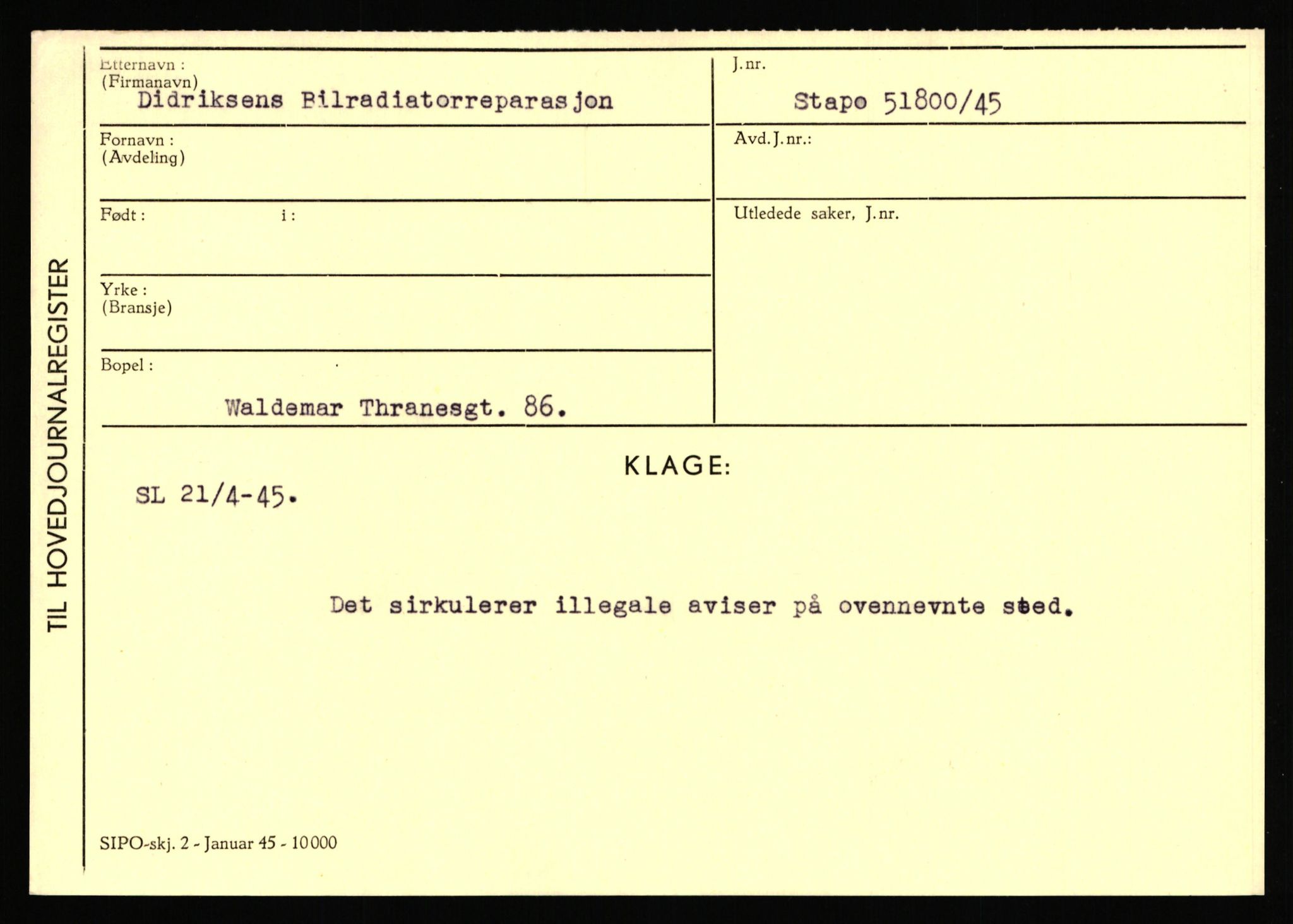 Statspolitiet - Hovedkontoret / Osloavdelingen, AV/RA-S-1329/C/Ca/L0003: Brechan - Eichinger	, 1943-1945, s. 3925