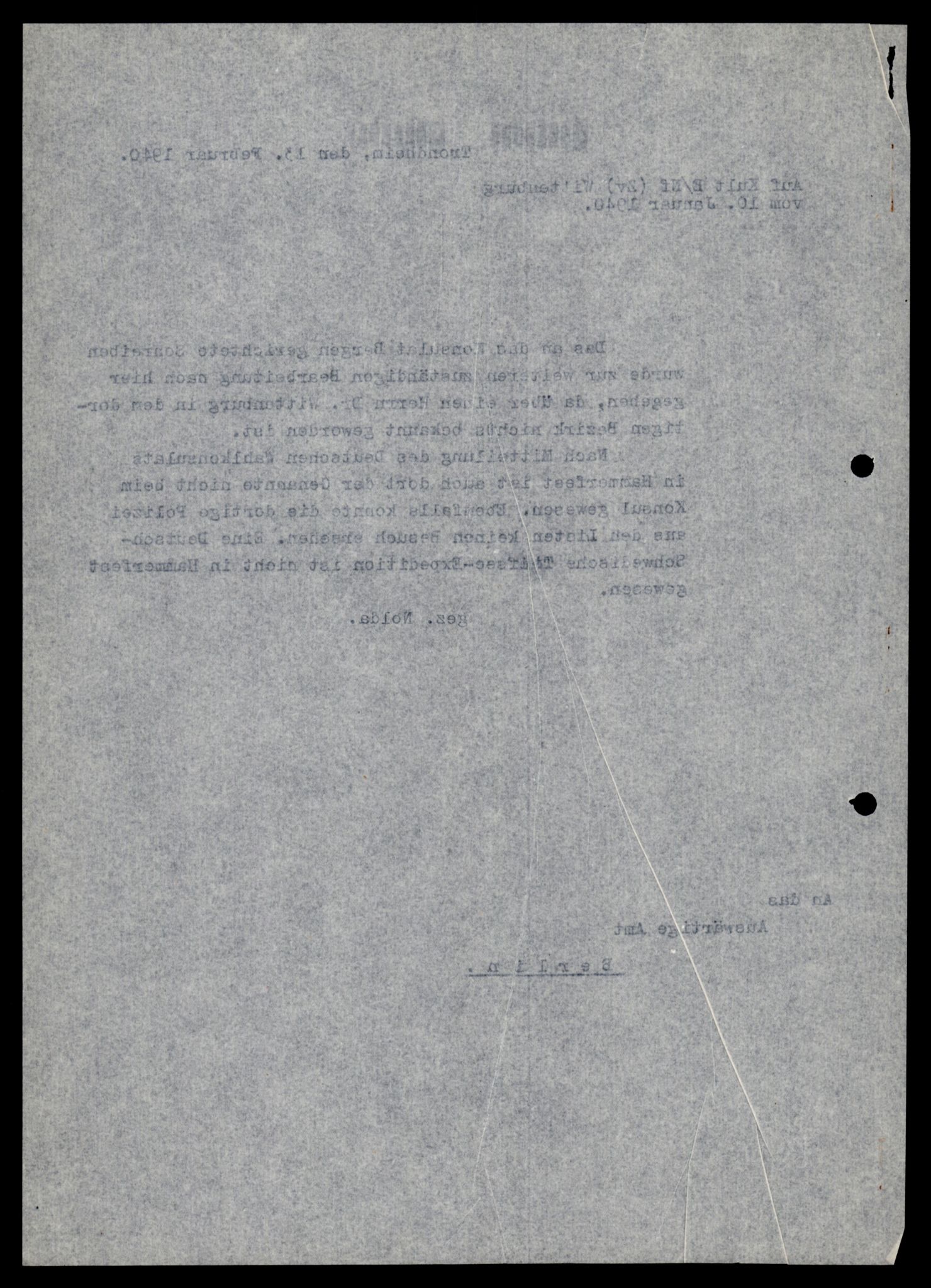 Forsvarets Overkommando. 2 kontor. Arkiv 11.4. Spredte tyske arkivsaker, AV/RA-RAFA-7031/D/Dar/Darc/L0021: FO.II. Tyske konsulater, 1929-1940, s. 568