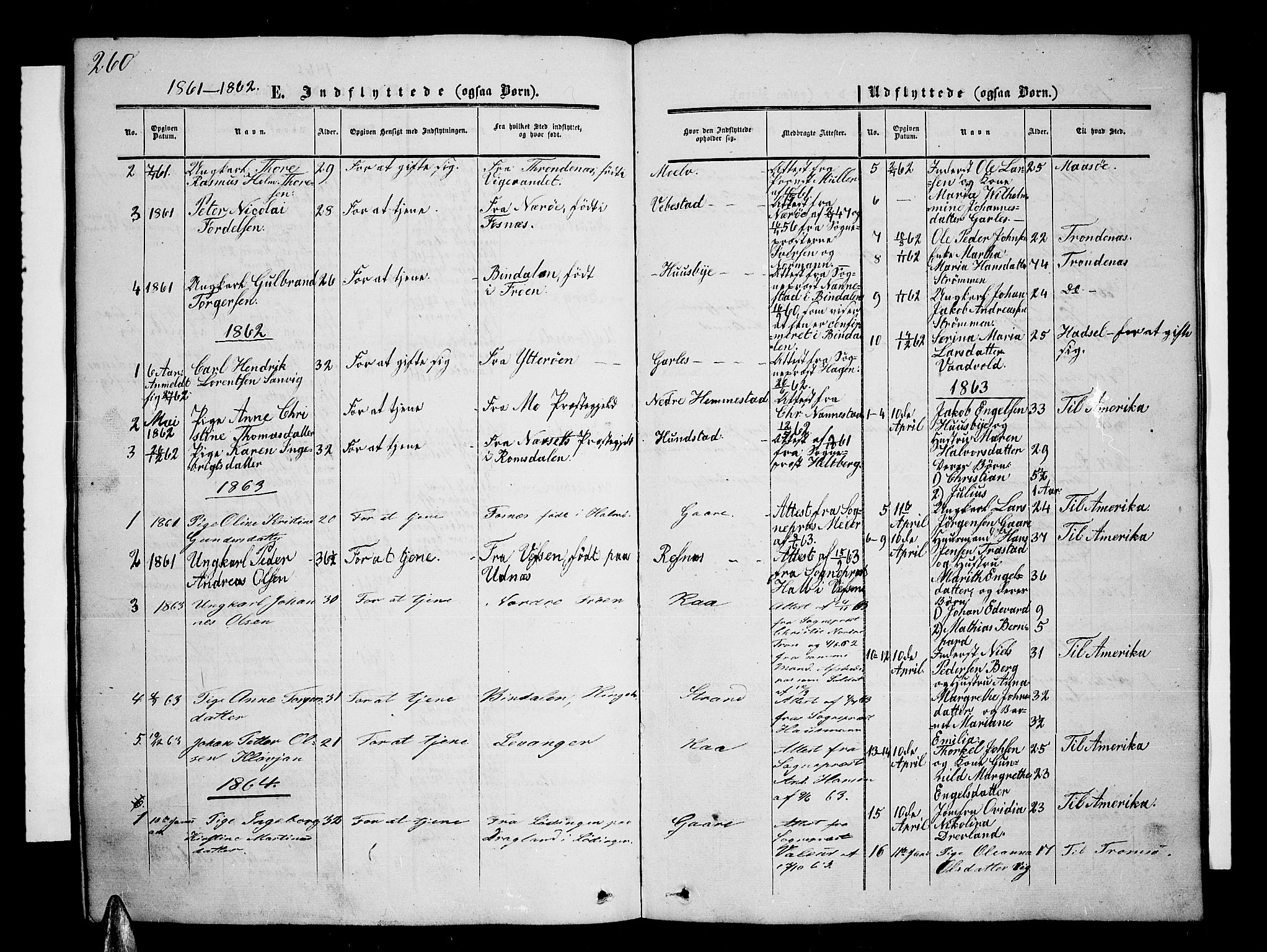 Kvæfjord sokneprestkontor, AV/SATØ-S-1323/G/Ga/Gab/L0003klokker: Klokkerbok nr. 3, 1856-1870, s. 260