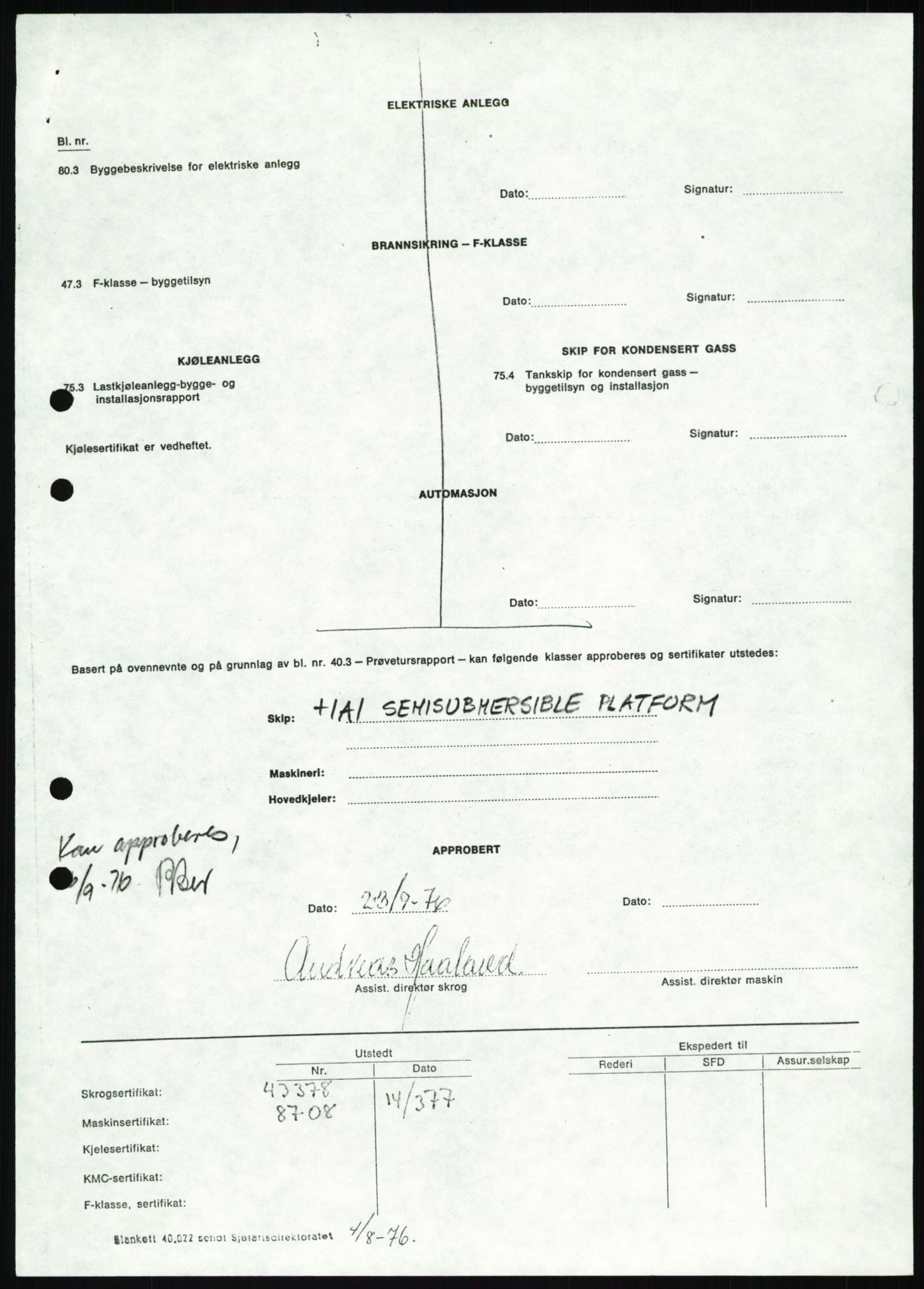Justisdepartementet, Granskningskommisjonen ved Alexander Kielland-ulykken 27.3.1980, AV/RA-S-1165/D/L0025: I Det norske Veritas (Doku.liste + I6, I12, I18-I20, I29, I32-I33, I35, I37-I39, I42)/J Department of Energy (J11)/M Lloyds Register(M6, M8-M10)/T (T2-T3/ U Stabilitet (U1-U2)/V Forankring (V1-V3), 1980-1981, s. 44