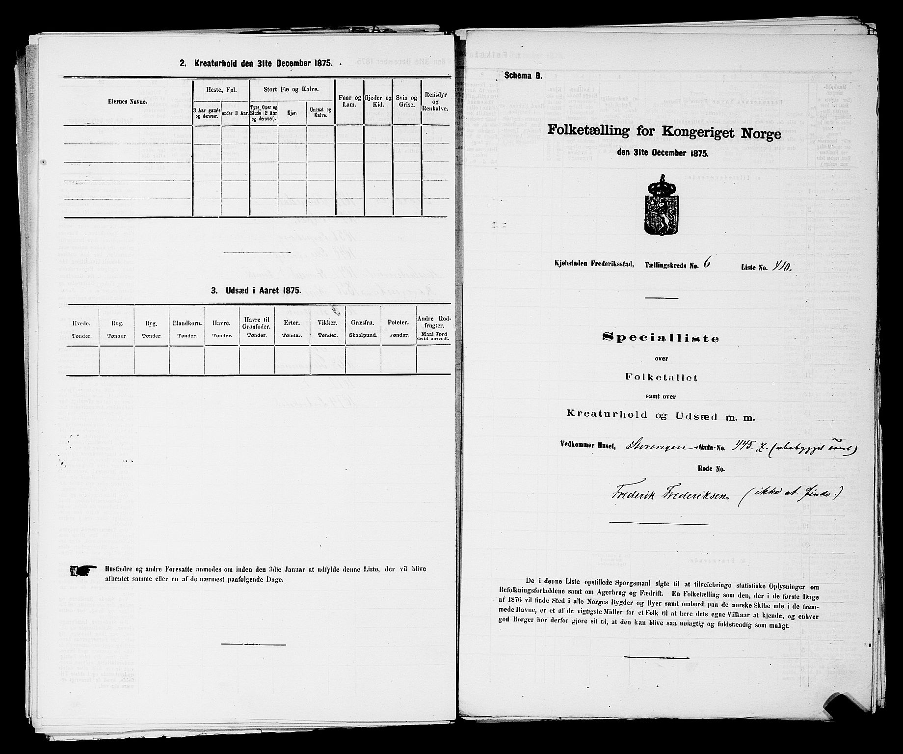 RA, Folketelling 1875 for 0103B Fredrikstad prestegjeld, Fredrikstad kjøpstad, 1875, s. 962